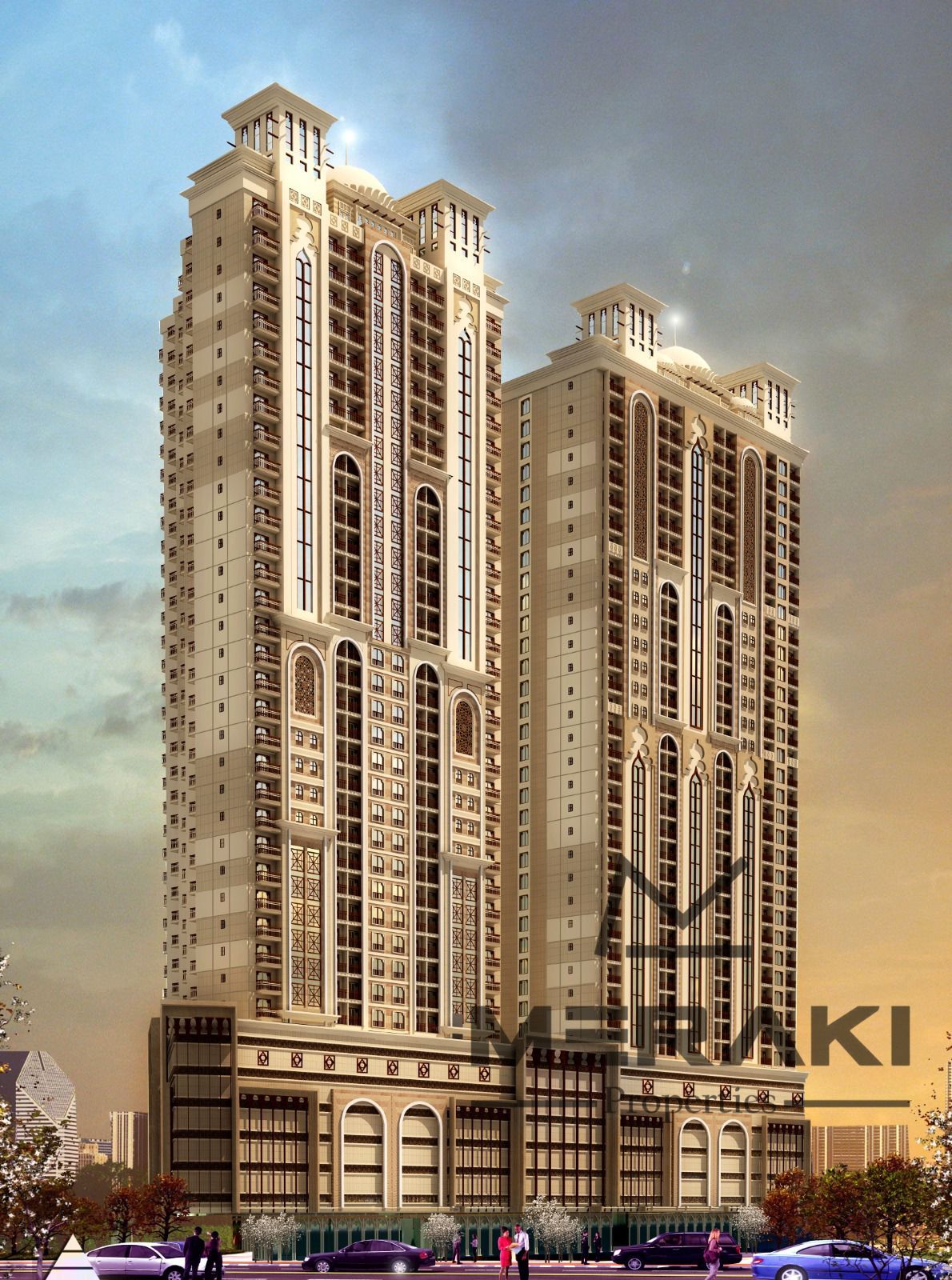 For Ownership – 1 Bedroom and Living Room in Burajil Tower – Ajman