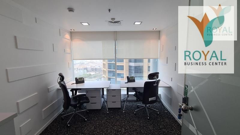 High Quality Office Space in a Luxurious Business Center starting AED. 2750/- Monthly