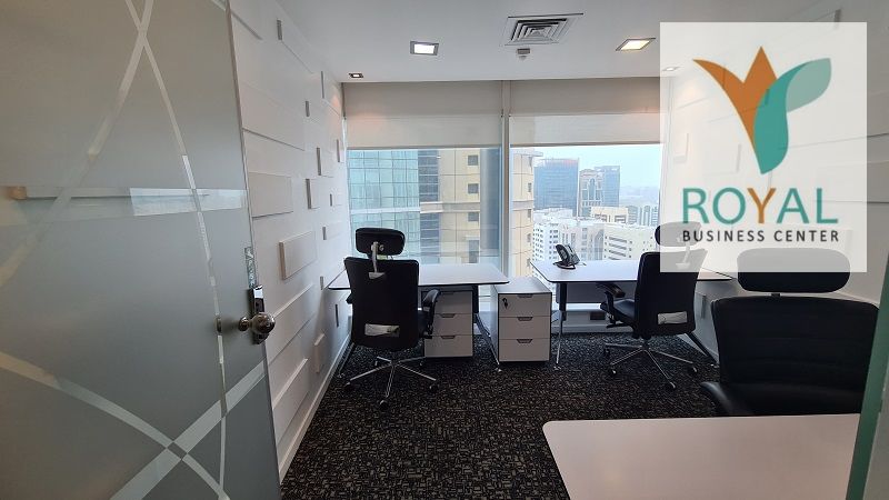 Elegant all inclusive serviced office starting AED. 2750/- Monthly | ADDC | Internet | Tawtheeq