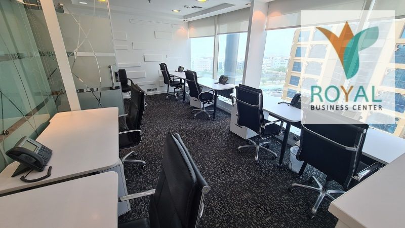 Spacious - fitted office space - Fully Facilitated | Furnished Offices | Business Center - Starting AED. 5000/- Monthly | Tawtheeq Provided