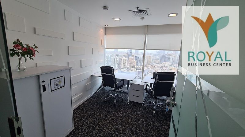 Book Now in Royal Business Center Starting AED. 2750/- Monthly | Tawtheeq | ADDC | Internet | All Inclusive