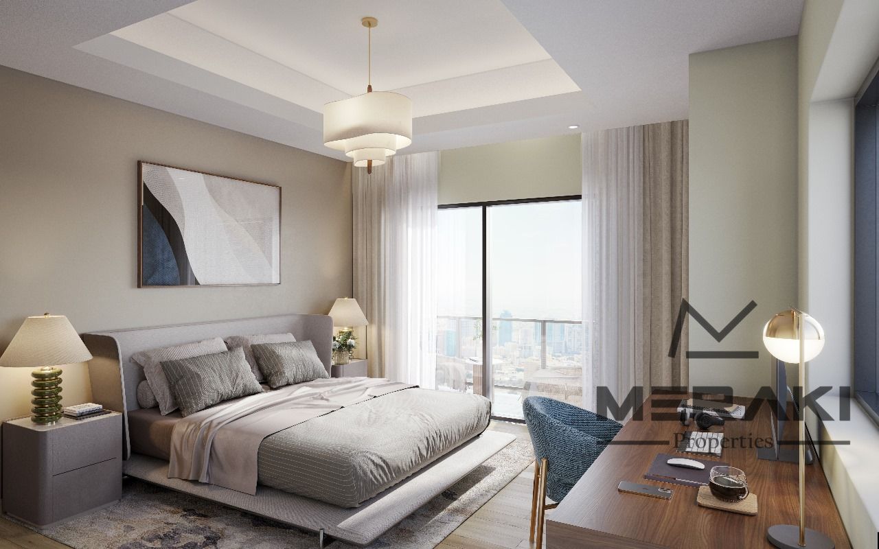 For ownership – 2 bedrooms and a living room in Barajil Tower – Ajman, initial payment 42,630 AED