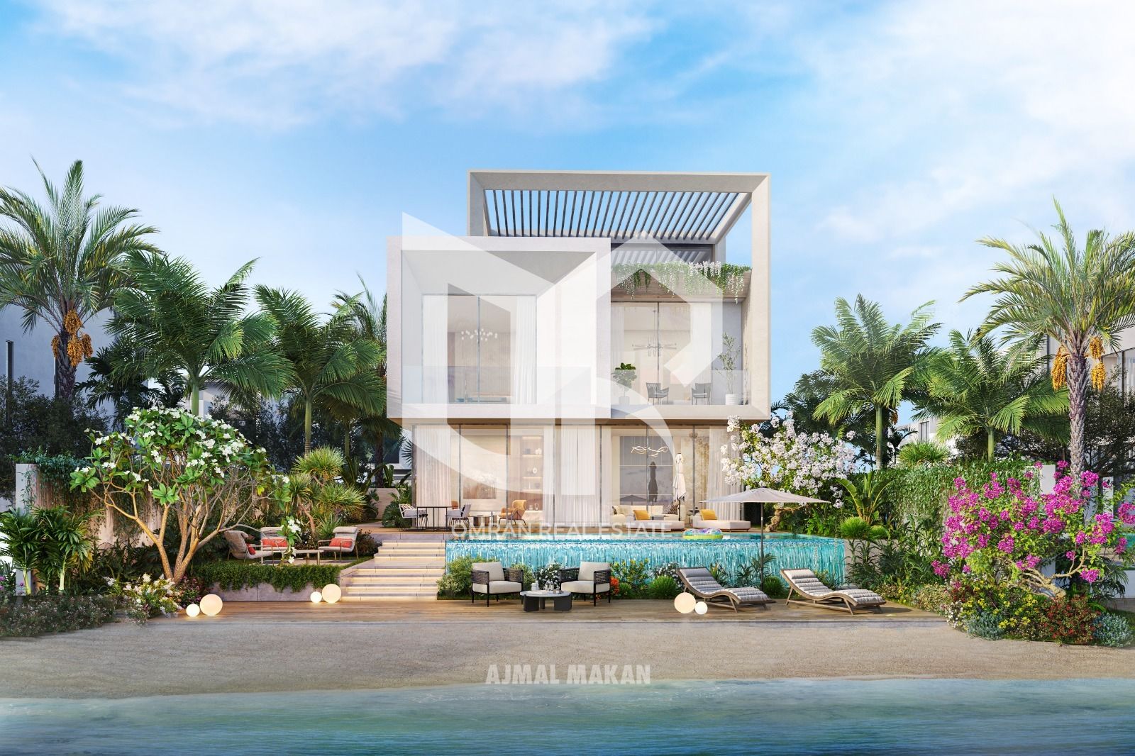 Stunning beachfront villa in Sharjah's most beautiful location | With an easy payment plan and a special price