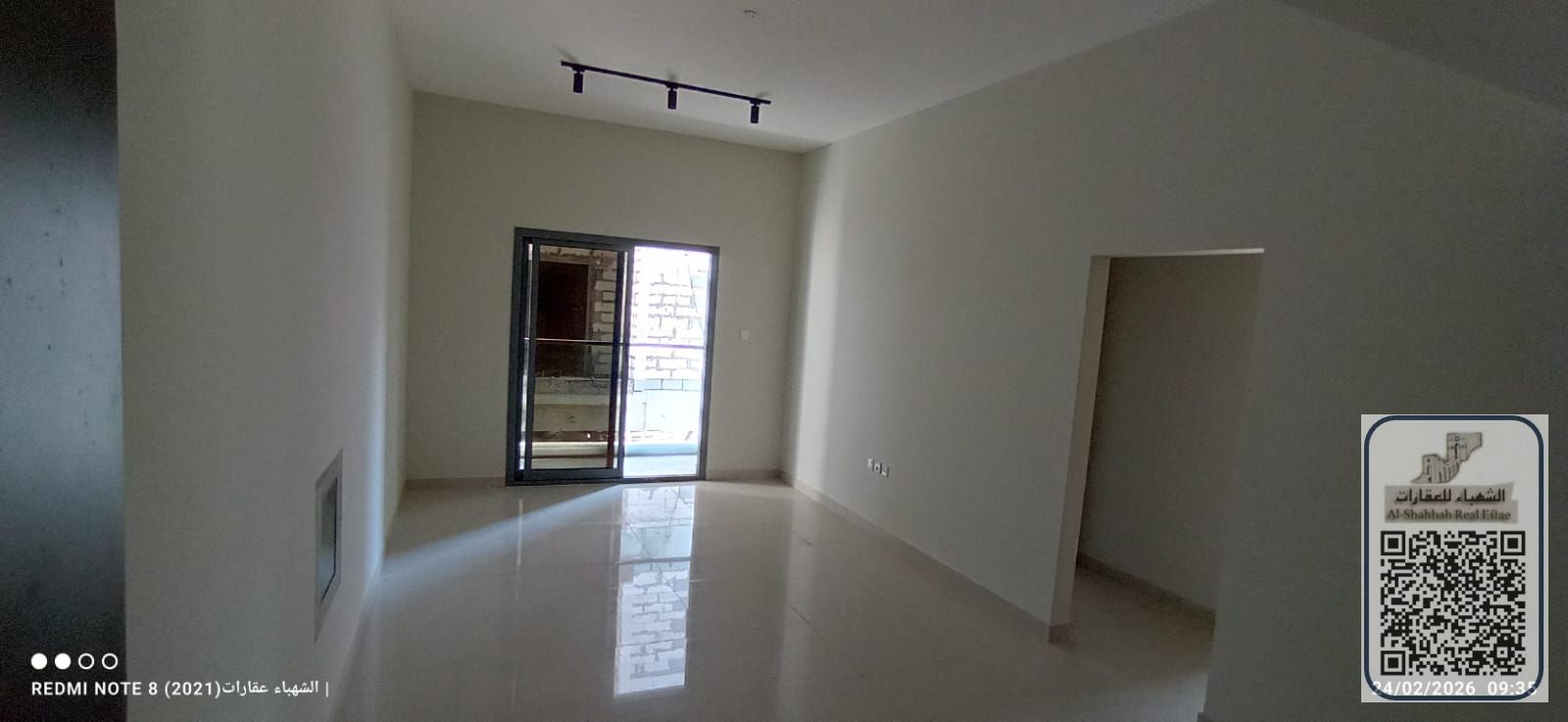 Annual Rental Advertisement Brand new 3-bedroom apartment with living hall for annual rent in Al Nuaimiya 1 – Ajman, located in a prime area close to