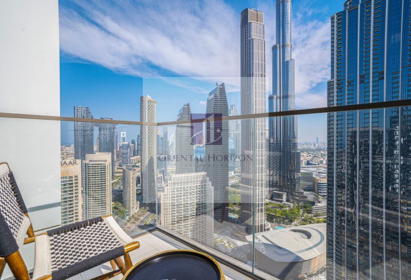 Furnished | High Floor | Burj and Fountain view
