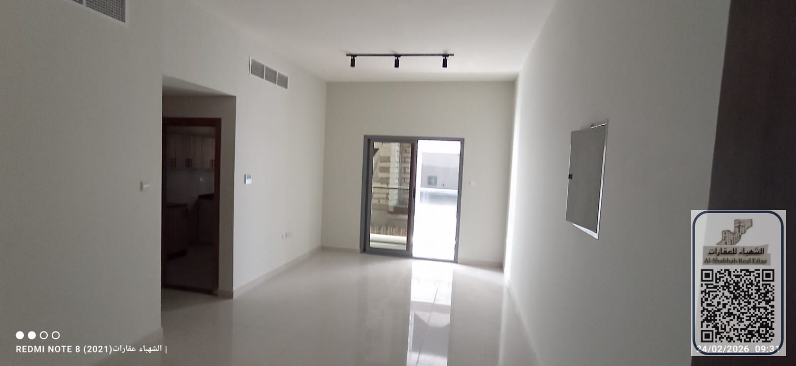 Annual Rental Advertisement Brand new 2-bedroom apartment with living hall for annual rent in Al Nuaimiya 1 – Ajman, located in a prime residential ar
