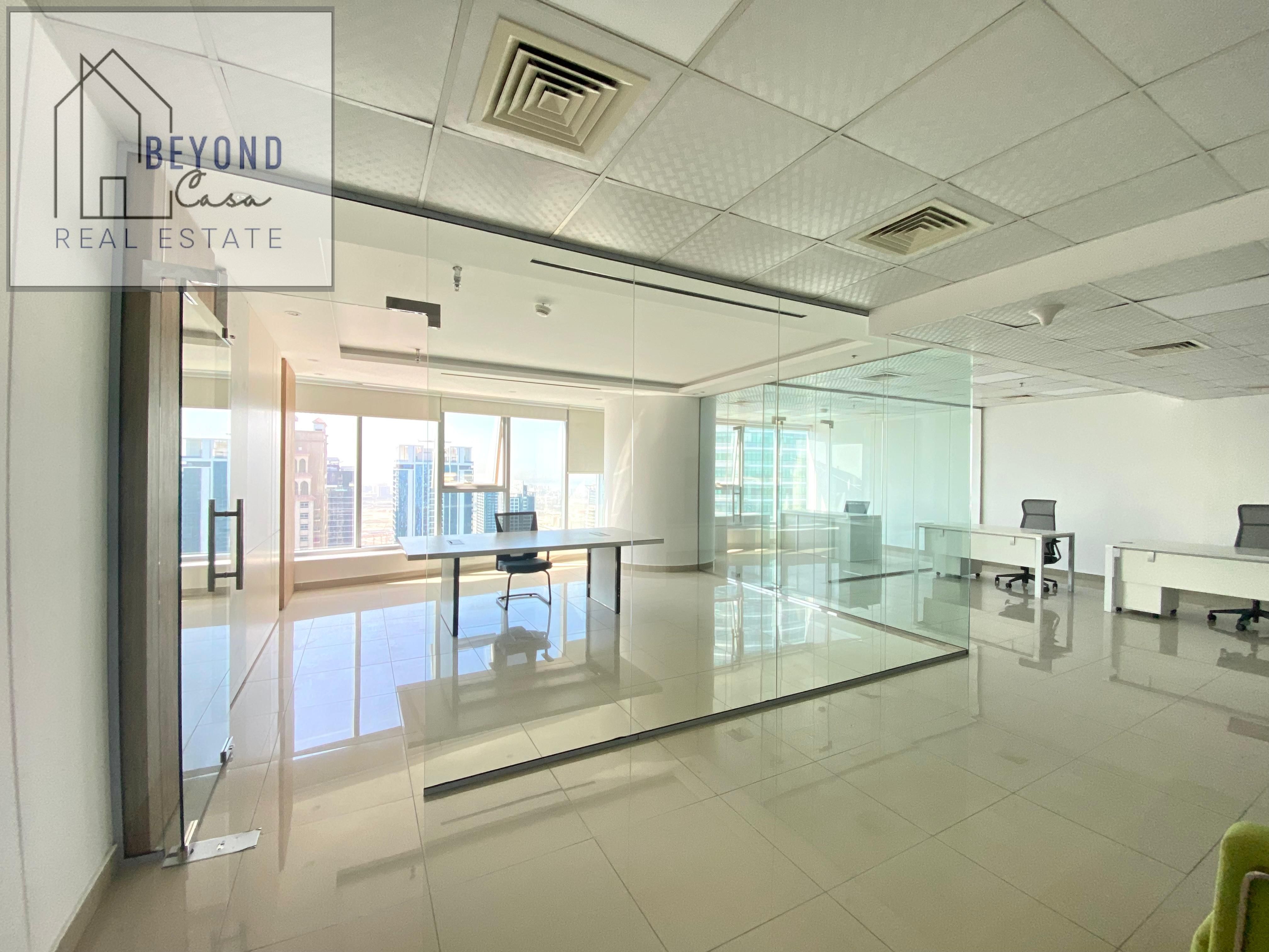 Furnished Partitioned Office | High Floor | Stunning View | JLT Cluster I