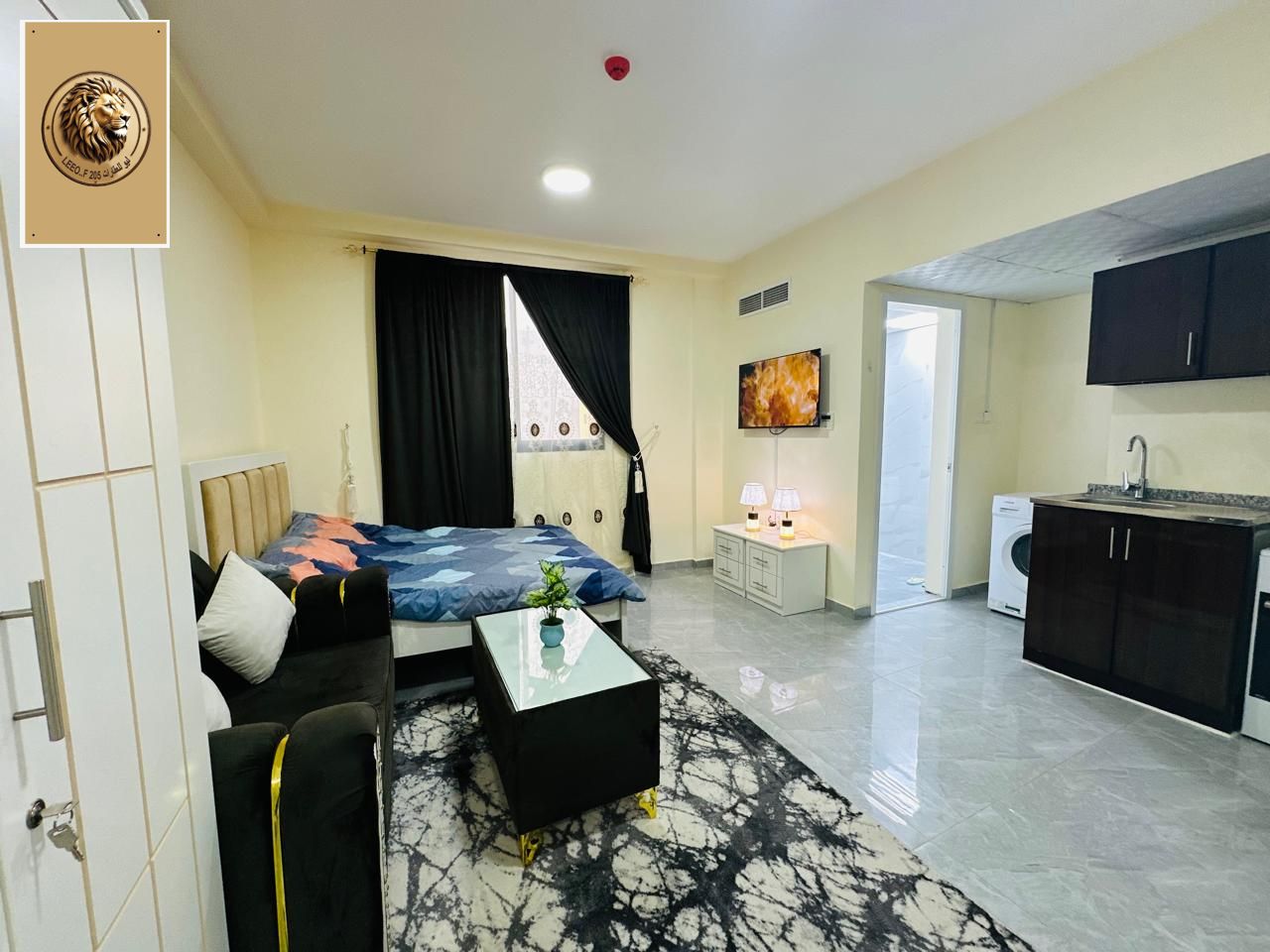 Studio Apartment No. M9 Ajman Corniche Area Prime and Tourist Location Near Ship Roundabout Behind Thimar Al Bahar Restaurant Studio Apartment | Ful