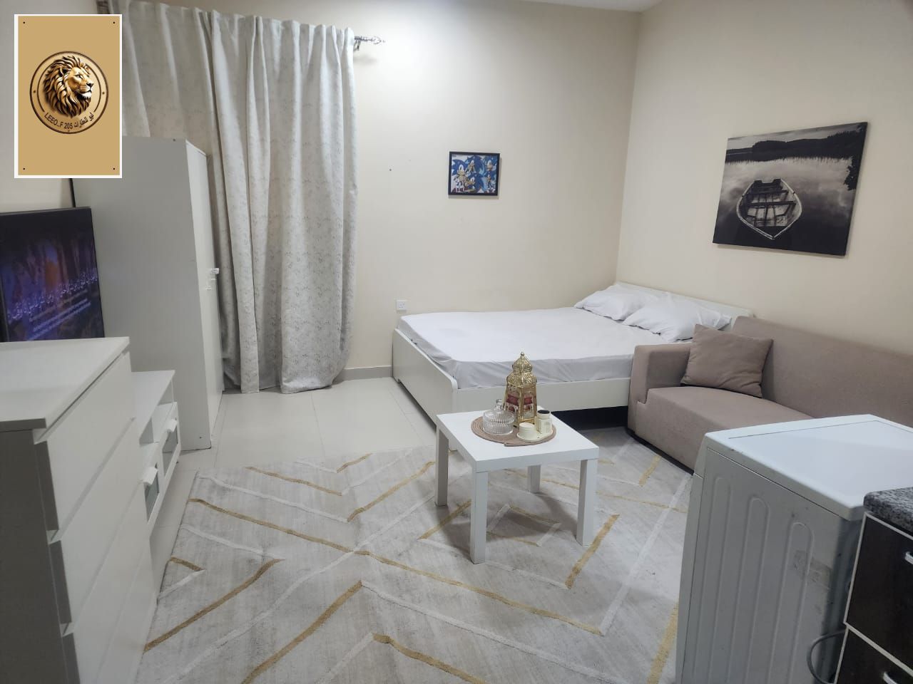 Furnished Studio Apartment for Rent in Al Rawda – Prime Location Location: Al Rawda, directly on the main street. Condition: Very clean furnishin