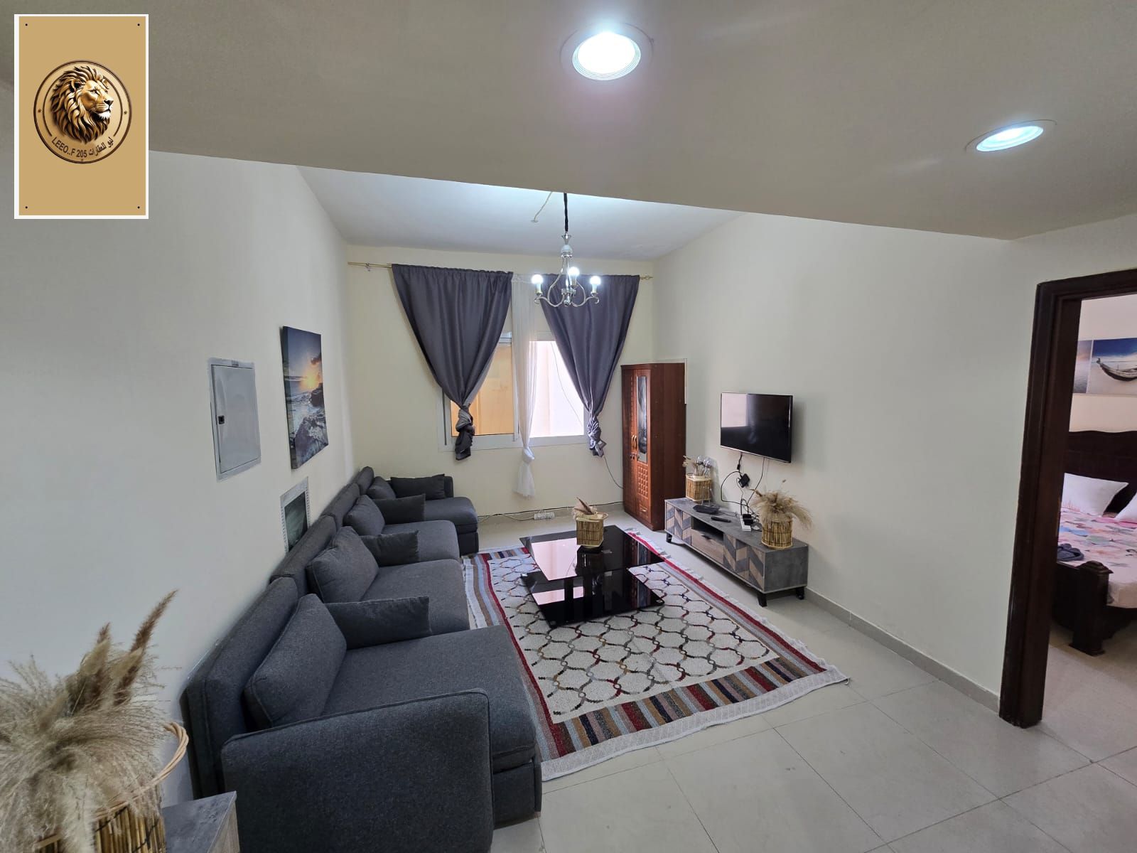 Annual Rent in Ajman - Al Jurf 2 A clean and spacious one-bedroom apartment in a quiet and prime location, close to all services