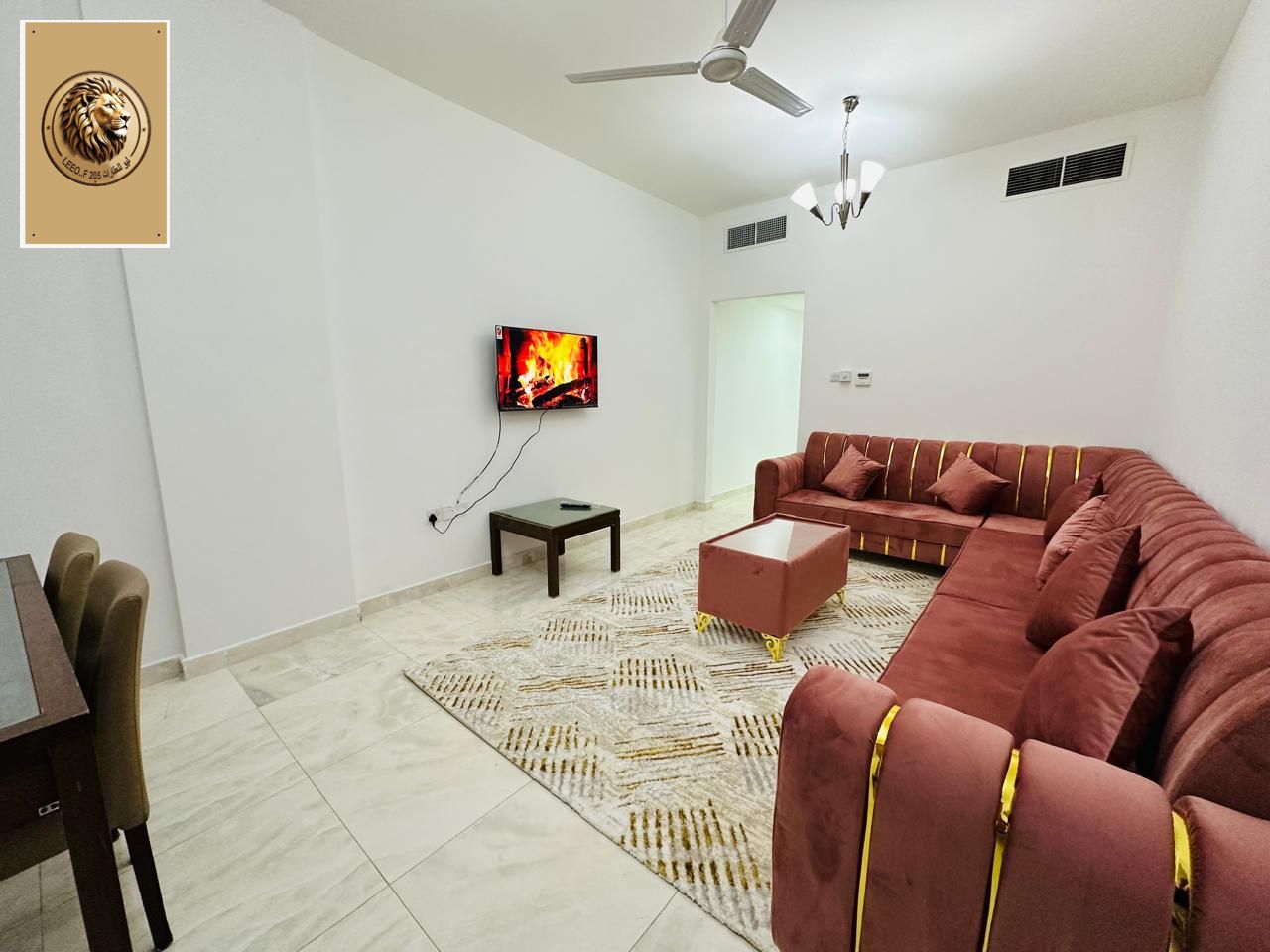 Furnished room and living room for monthly rent, including bills, in a lively location, Ajman, Al Rawda 3