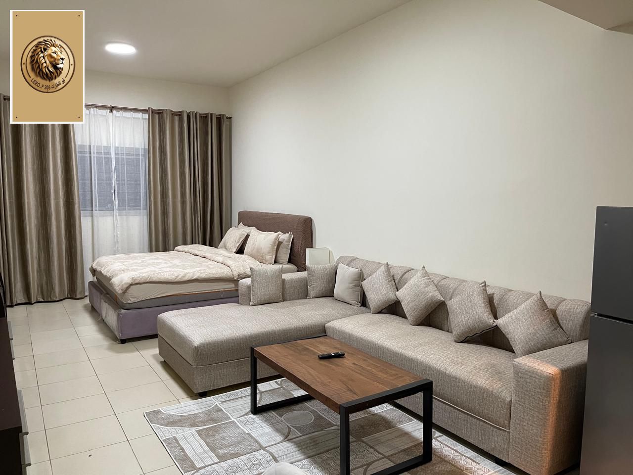 Furnished Studio for Monthly Rent - Ajman Towers (Rashidiya 3) A luxurious studio furnished with upscale hotel furnished with lodging right in