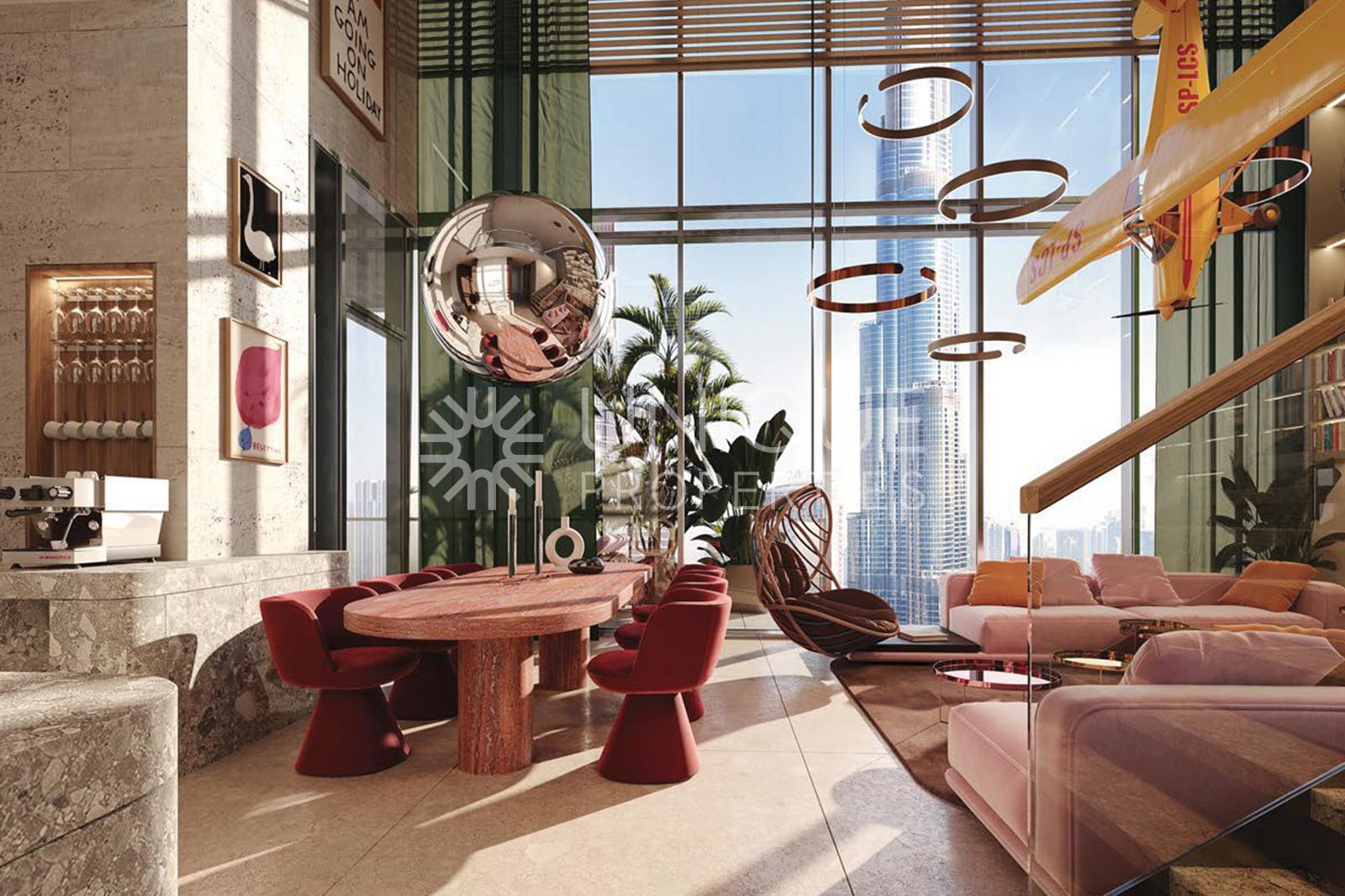 Full Burj View | High Floor | Terrace Area