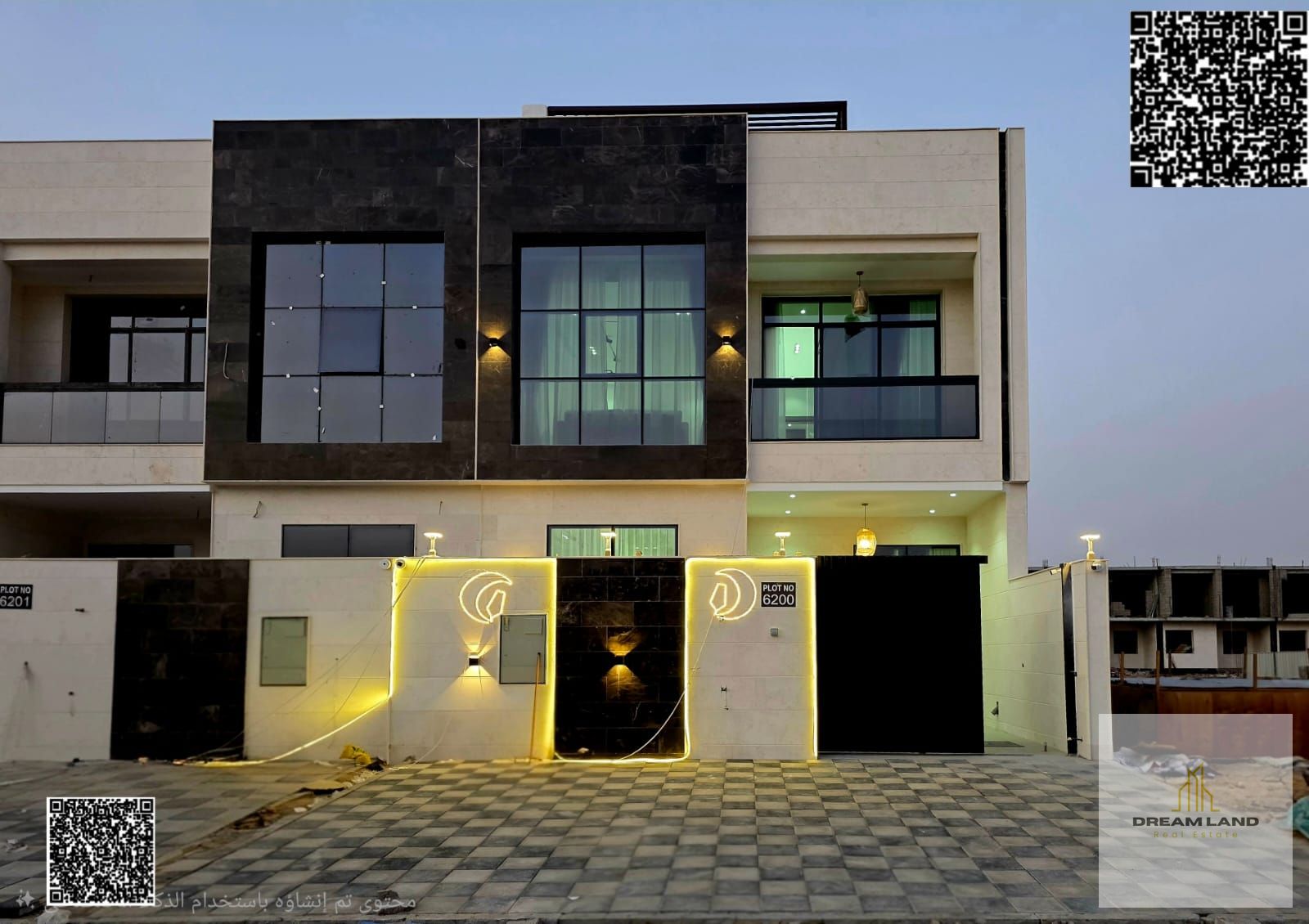 Villa with all registration and ownership fees included, on the main street, ready to move in, in one of the most prestigious areas of Ajman, freehold