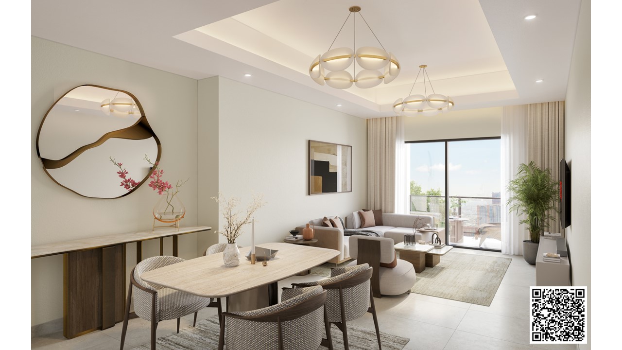 Contemporary 2BHK Designed for Comfortable Living