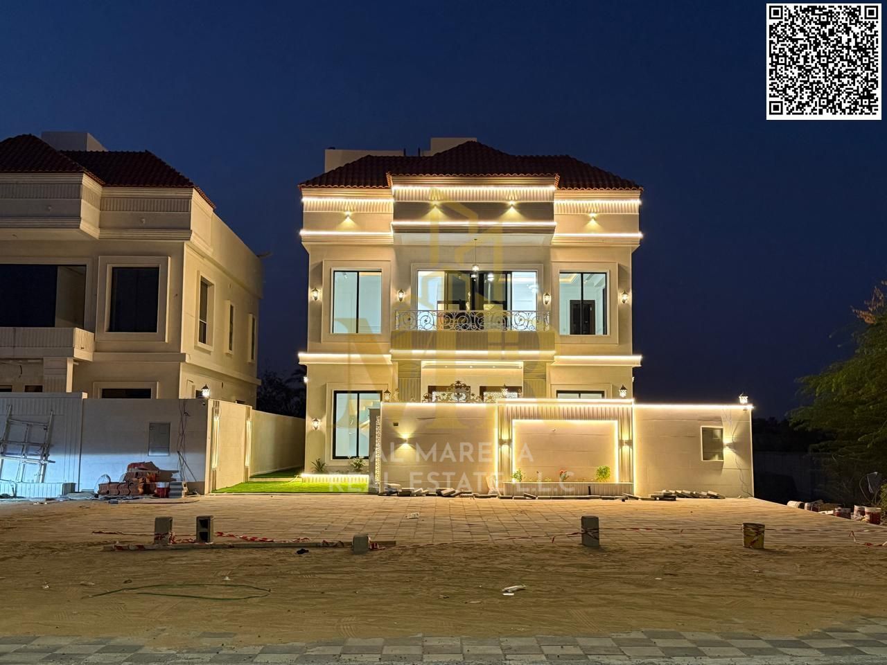 Villa for Sale in Al Zahya | 5 Master Bedrooms | 3014 Sq. Ft | Two Floors + Roof | AED 1.8M Negotiable