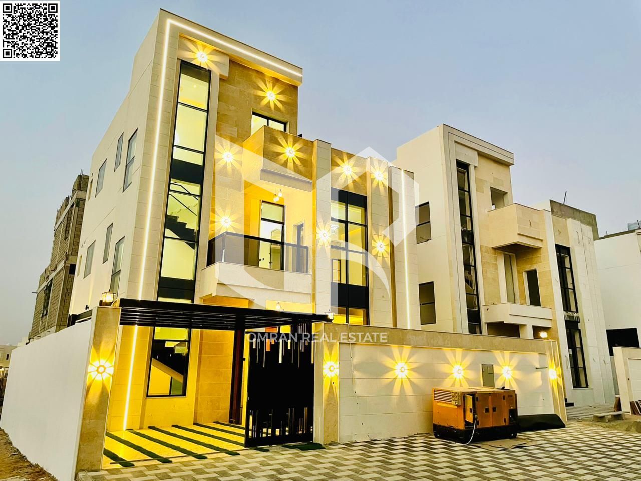Investment opportunities in the heart of Ajman: a villa with direct freehold ownership from the owner, including registration fees and air conditionin