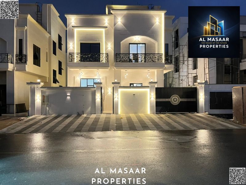 A fully furnished villa with air conditioning, located on the main street, ready to move in, in one of Ajman's most prestigious areas. Freehold owners