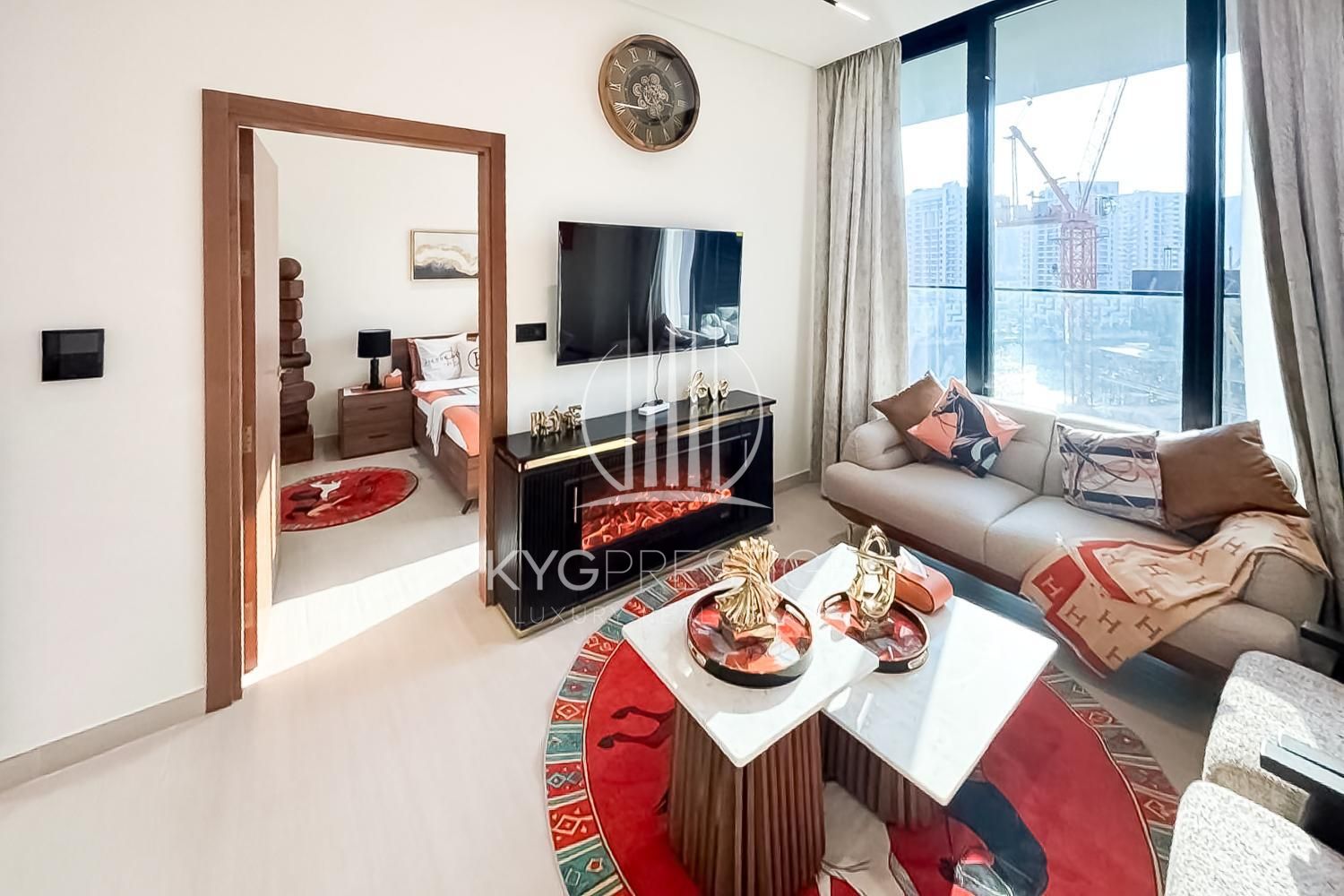 Hermes Style Furnished Gem | Waterfront Fireplace