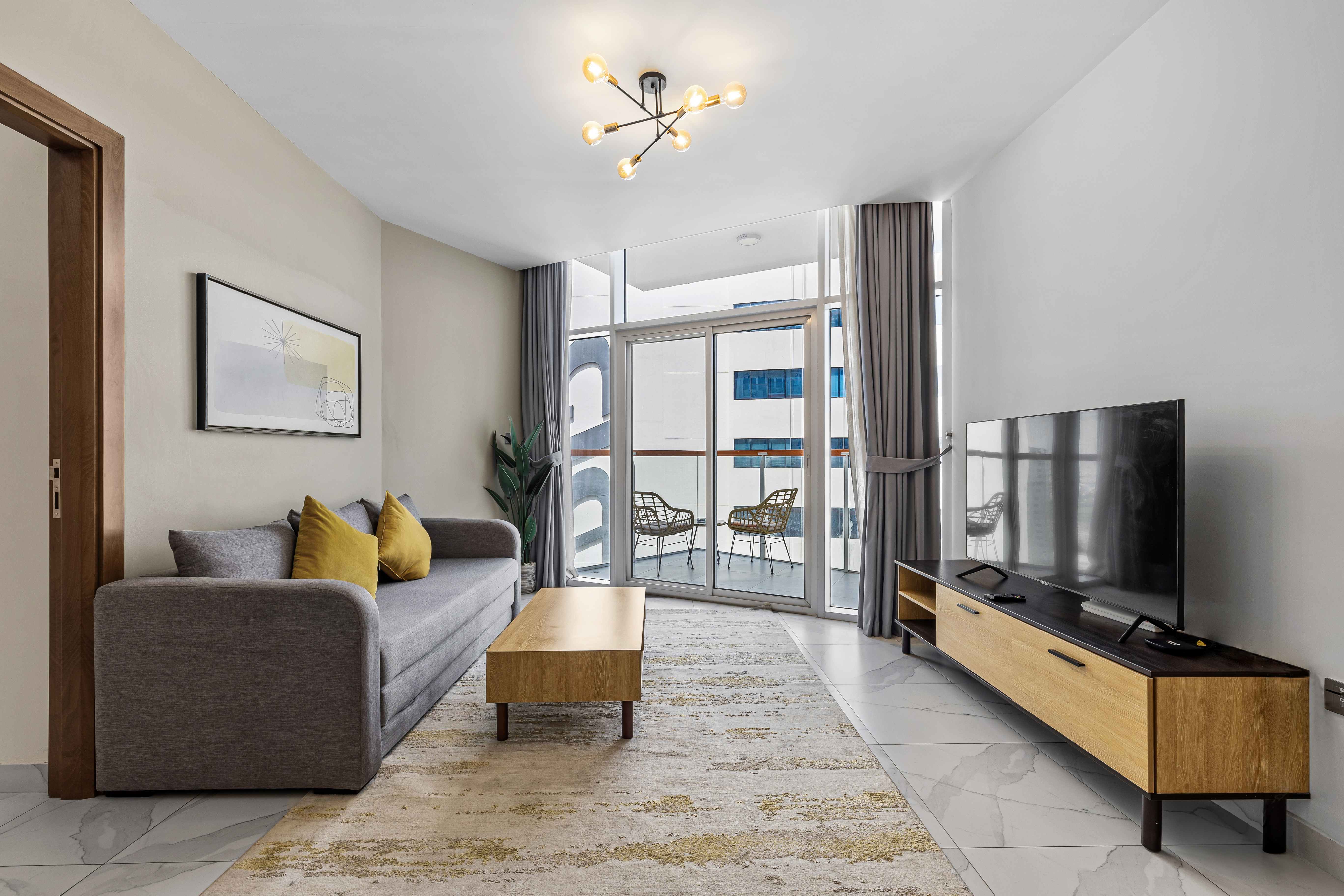 Stunning 1 BR | Hotel Style Service Apartment | Canal and Burj View
