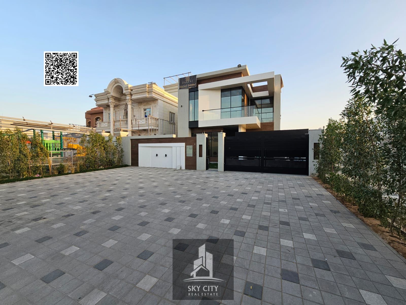 Brand new corner villa with 5 master bedrooms | Prime location on the main road | Close to schools and the E311 motorway