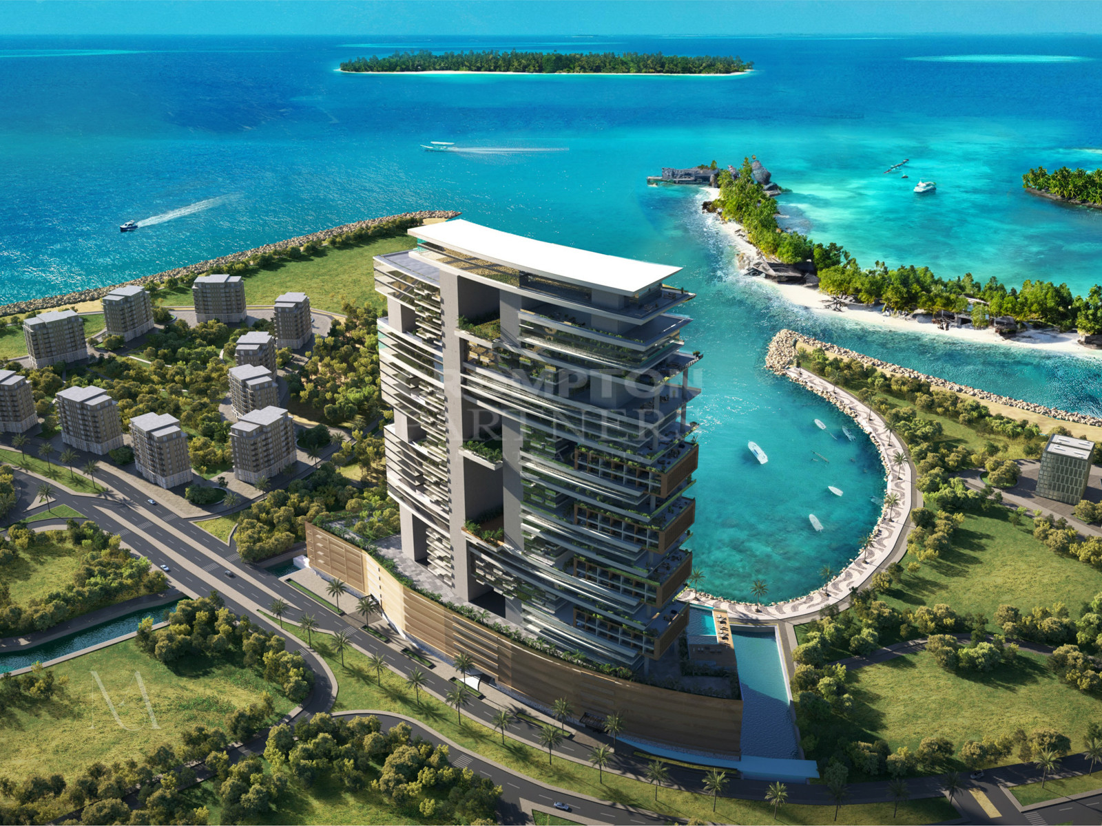 Full Sea View | 2BR plus Maid | Low Premium