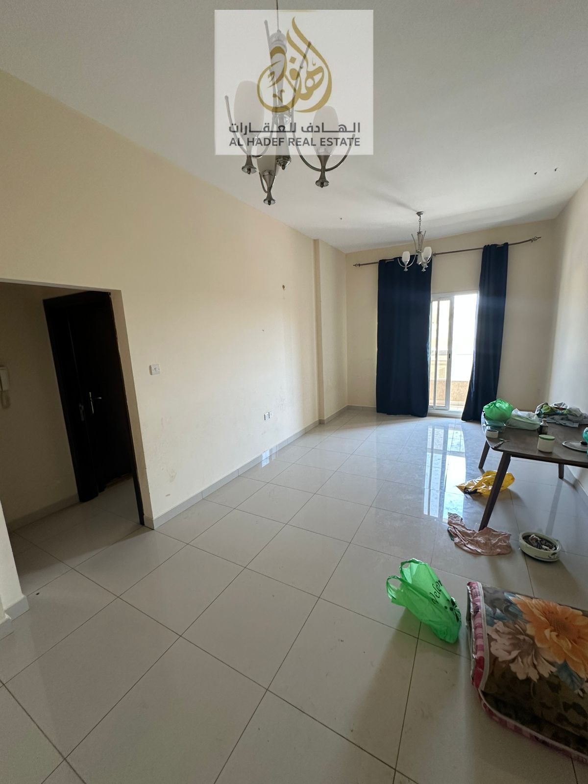 For annual rent: One-bedroom apartment in Al Rawda 1, located behind Al Hamidiya Police Station, in a quiet residential area close to all essential se