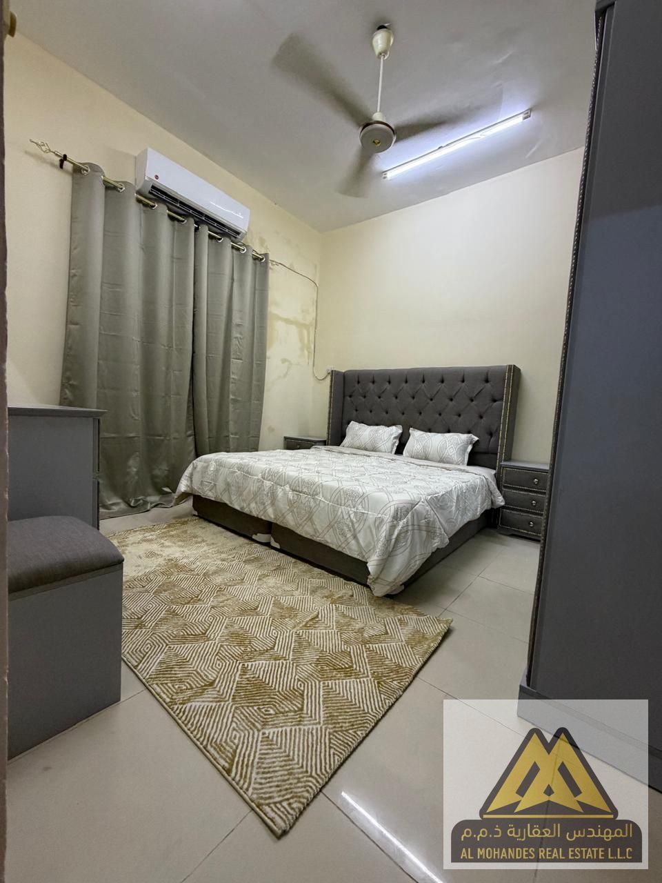 Furnished 1 Bedroom Apartment for Monthly Rent – Al Rumaila 2 | Second Row from Corniche | Parking Available