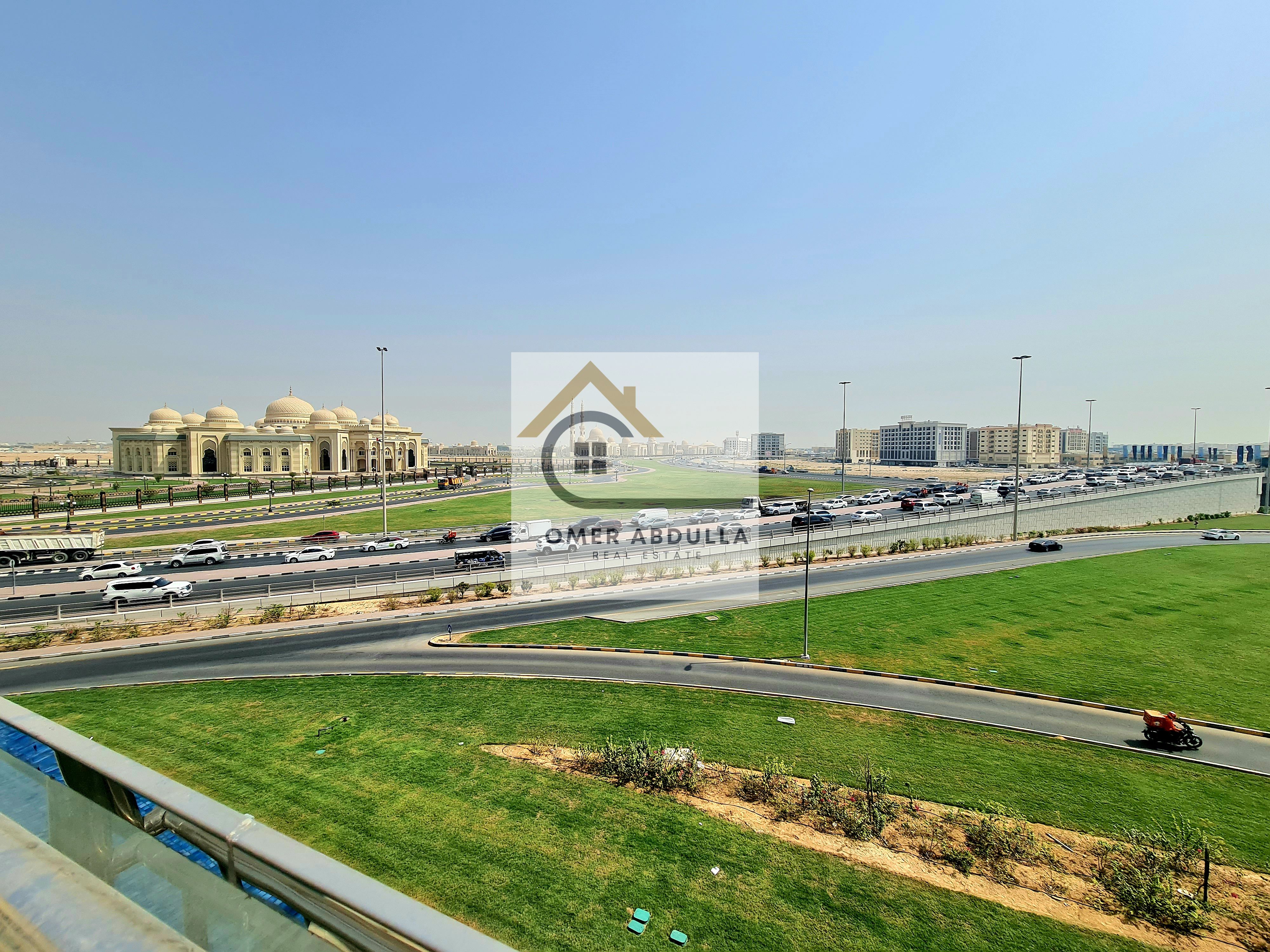 Like Brand new 3bhk Apartment with balcony, wardrobes, Gym, pool and covered parking In Muwaileh Commercial