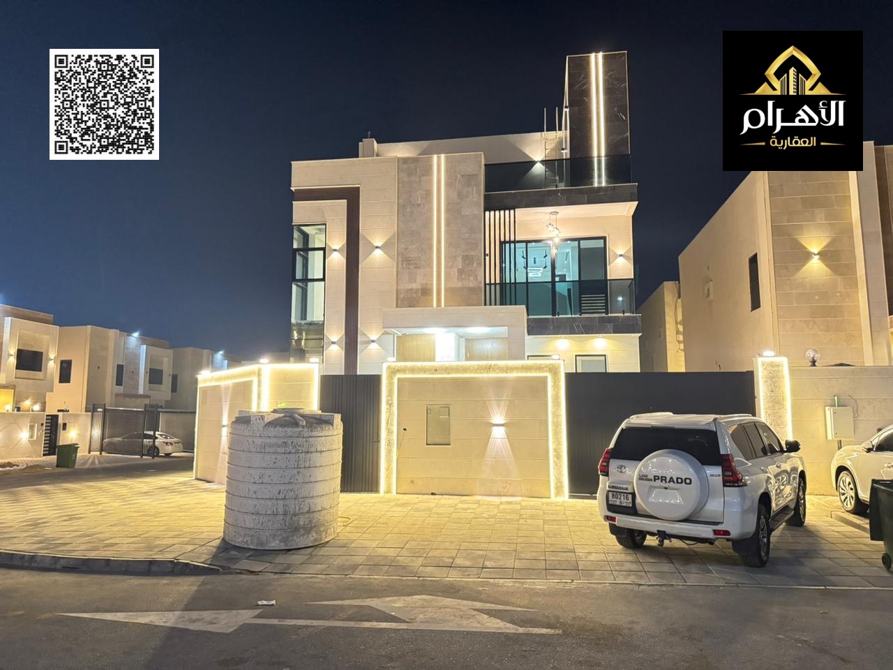 Own a two-story corner villa with a rooftop terrace, featuring a palatial design and high-end finishing, at an attractive price. Prime location opposi