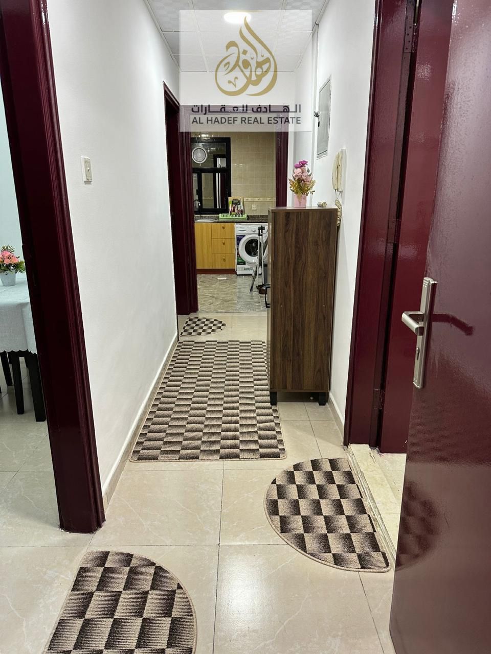 For annual rent: One-bedroom apartment in Al Rawda 1, located behind Al Hamidiya Police Station, in a quiet and convenient residential area close to e