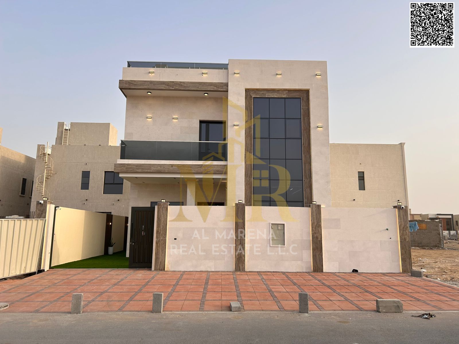 Villa for Sale in Al Zahya | 3014 Sq. Ft Plot | 3350 Sq. Ft BUA | 4 Master Bedrooms | Two Floors + Roof | AED 1.65M Including Registration
