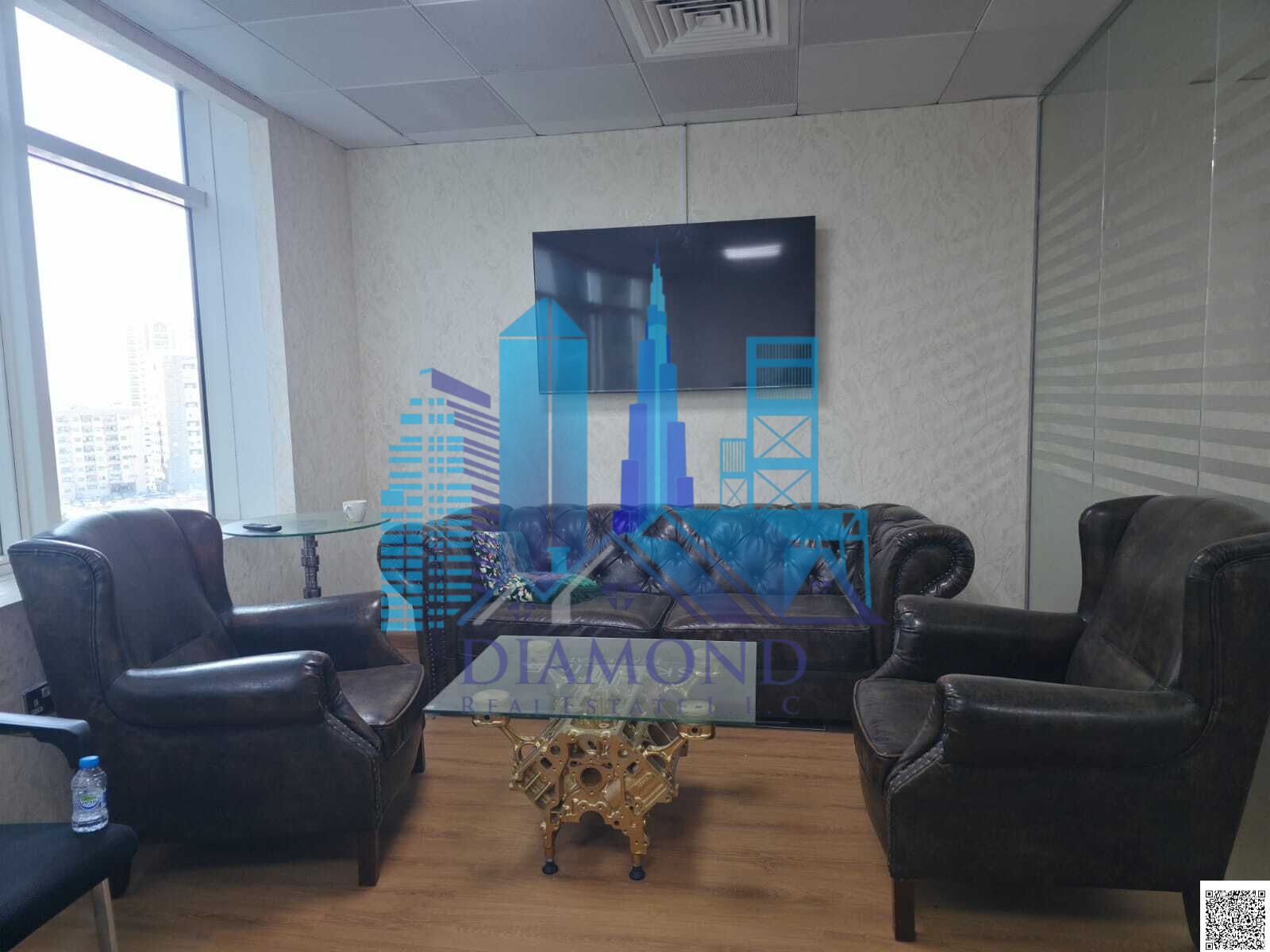 LUXURY OFFICE FOR RENT WITH VIP PARKING IN HORIZON TOWERS WITH FURNITURE