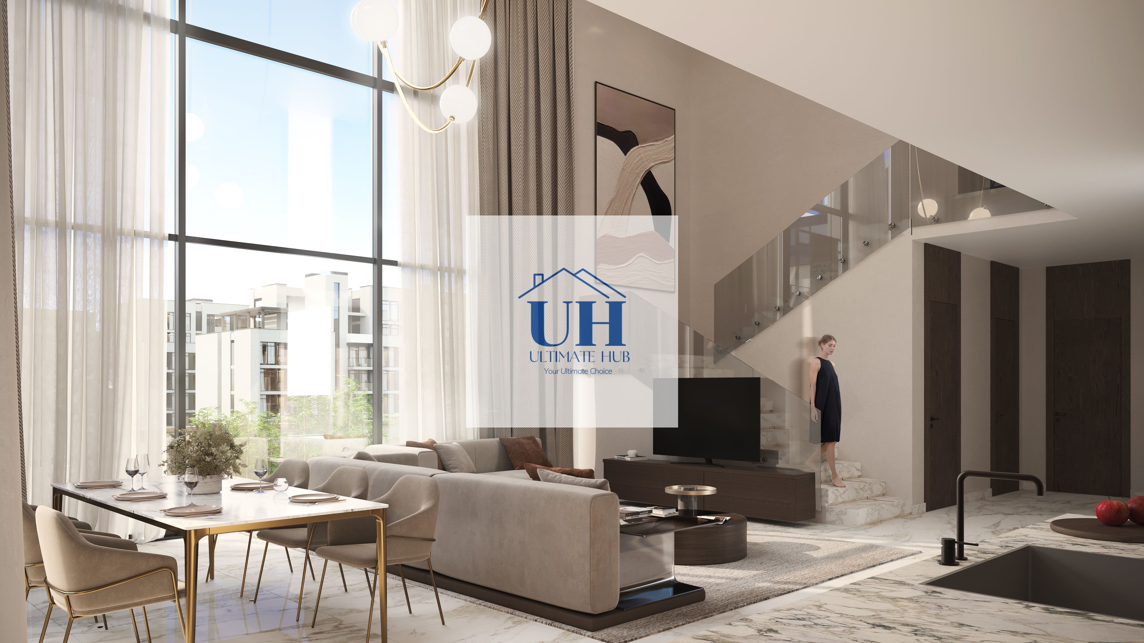 Royal Park Masdar City – Elegant 4 & 5 Bedroom Townhouses