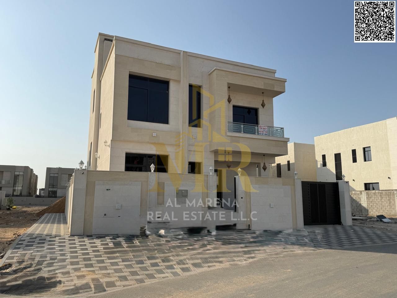 Villa for Sale in Al Zahya | 3100 Sq. Ft Plot | 5 Master Bedrooms | Two Floors + Roof | Central AC Included | AED 1.82M