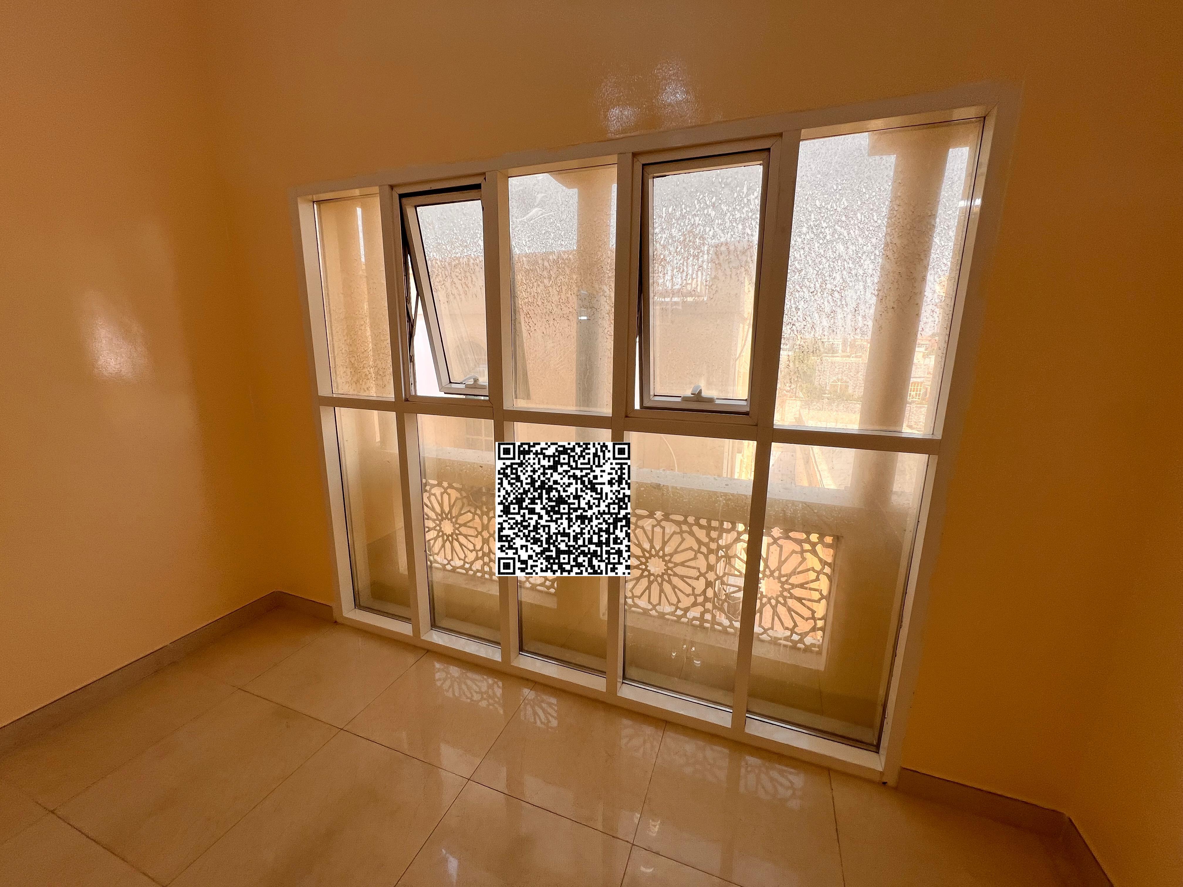 For rent: One bedroom, living room, two bathrooms, separate lounge, central air conditioning, spacious, prime location. 32,000 (currency unspecified)