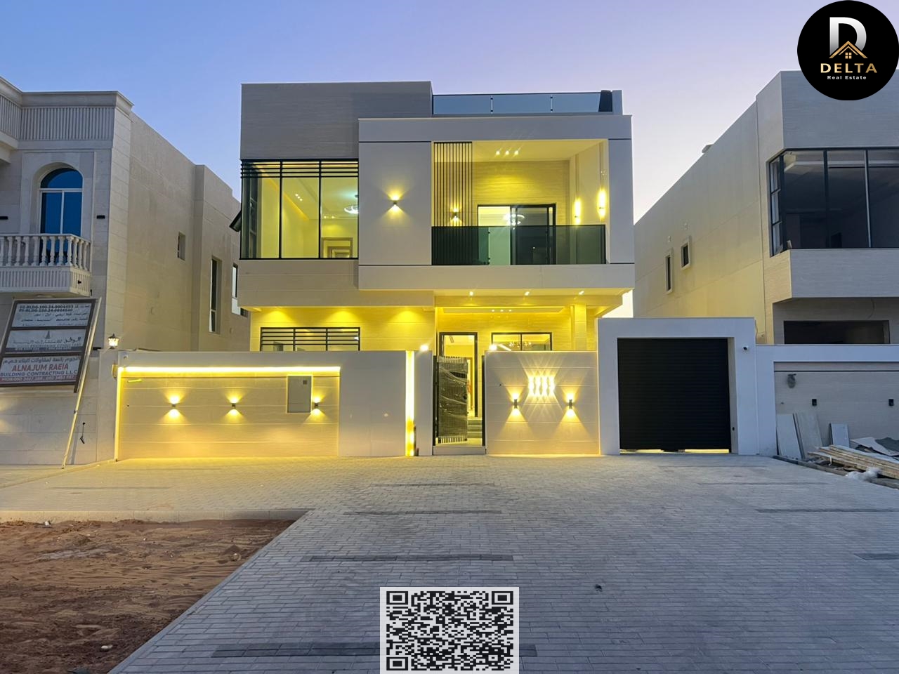 A golden opportunity to own one of Ajman's most luxurious and elegant villas, featuring a European design, VIP finishing, a prime location behind all