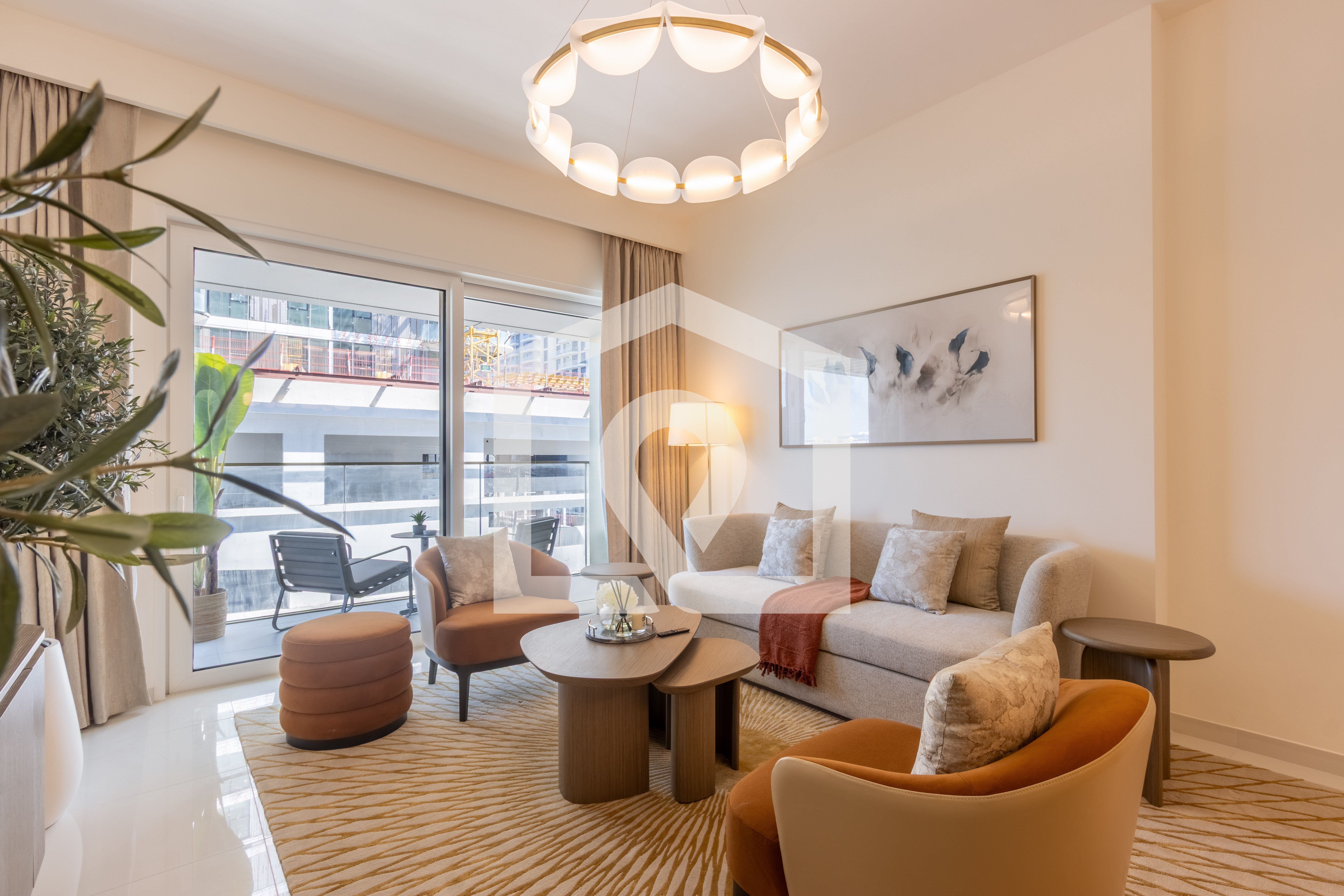 Designer 1BR at Grand Bleu | Beachfront Living