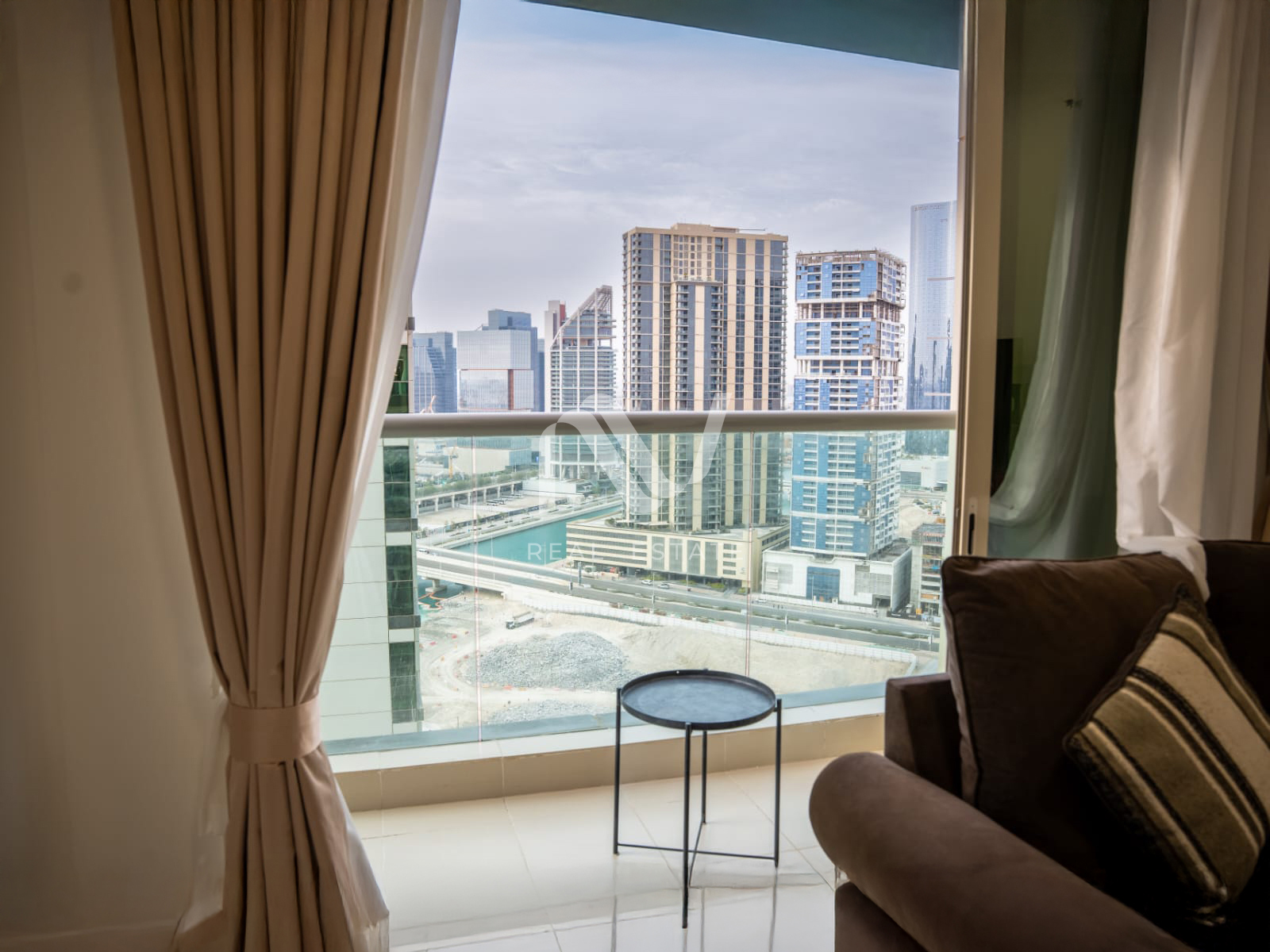 High Floor with Balcony | Fully Furnished | Vacant
