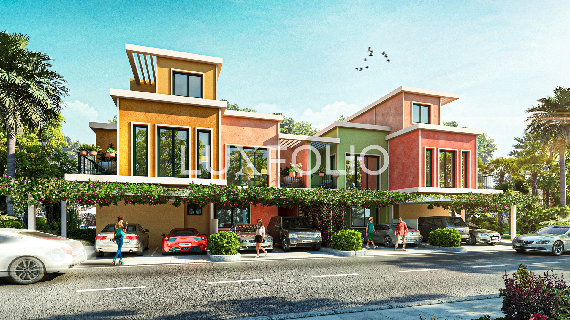 Single row | End corner | Bigger plot
