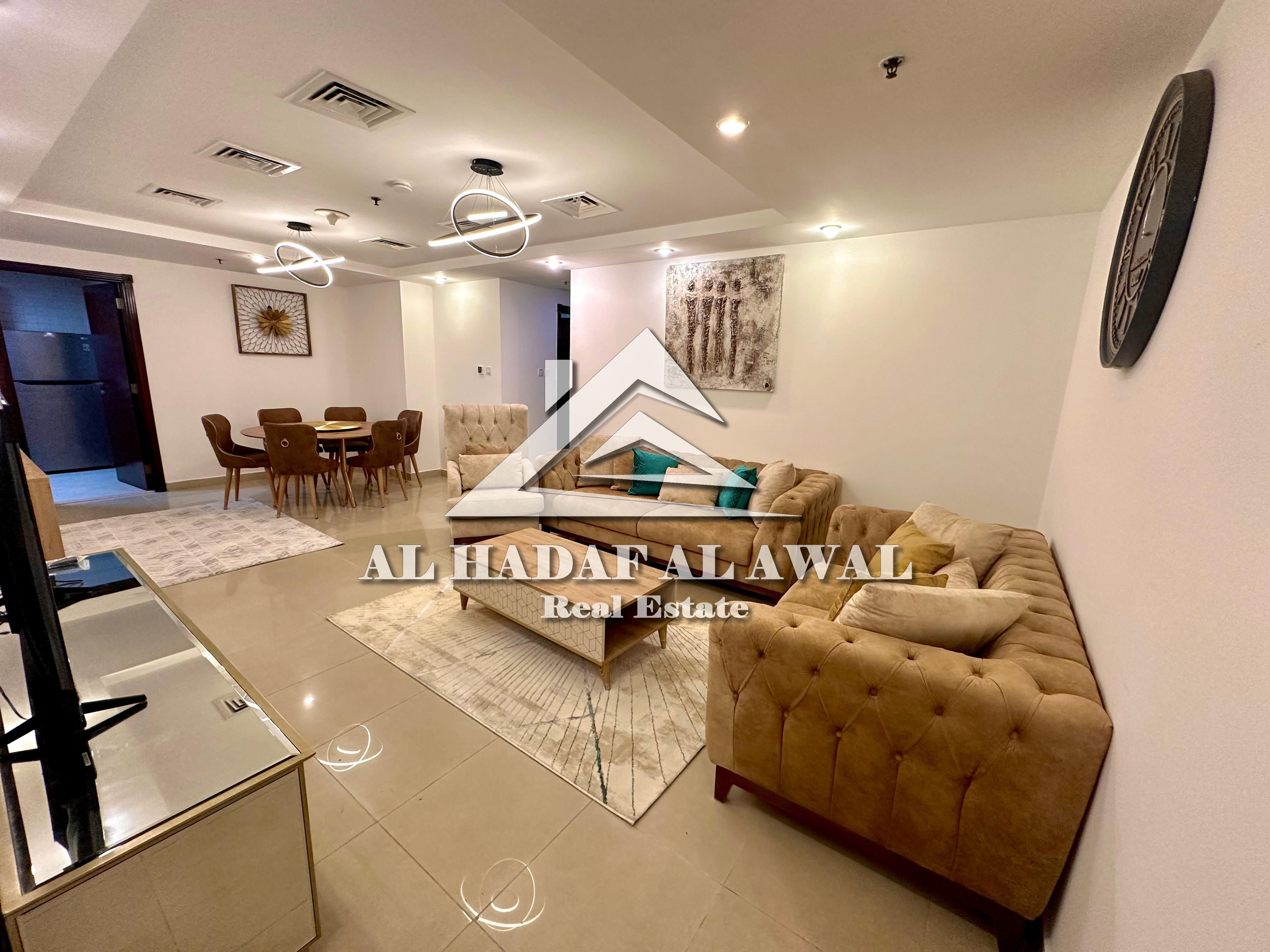2 BHK for rent in taawun super deulux . . second residence beach tower 2 sea view