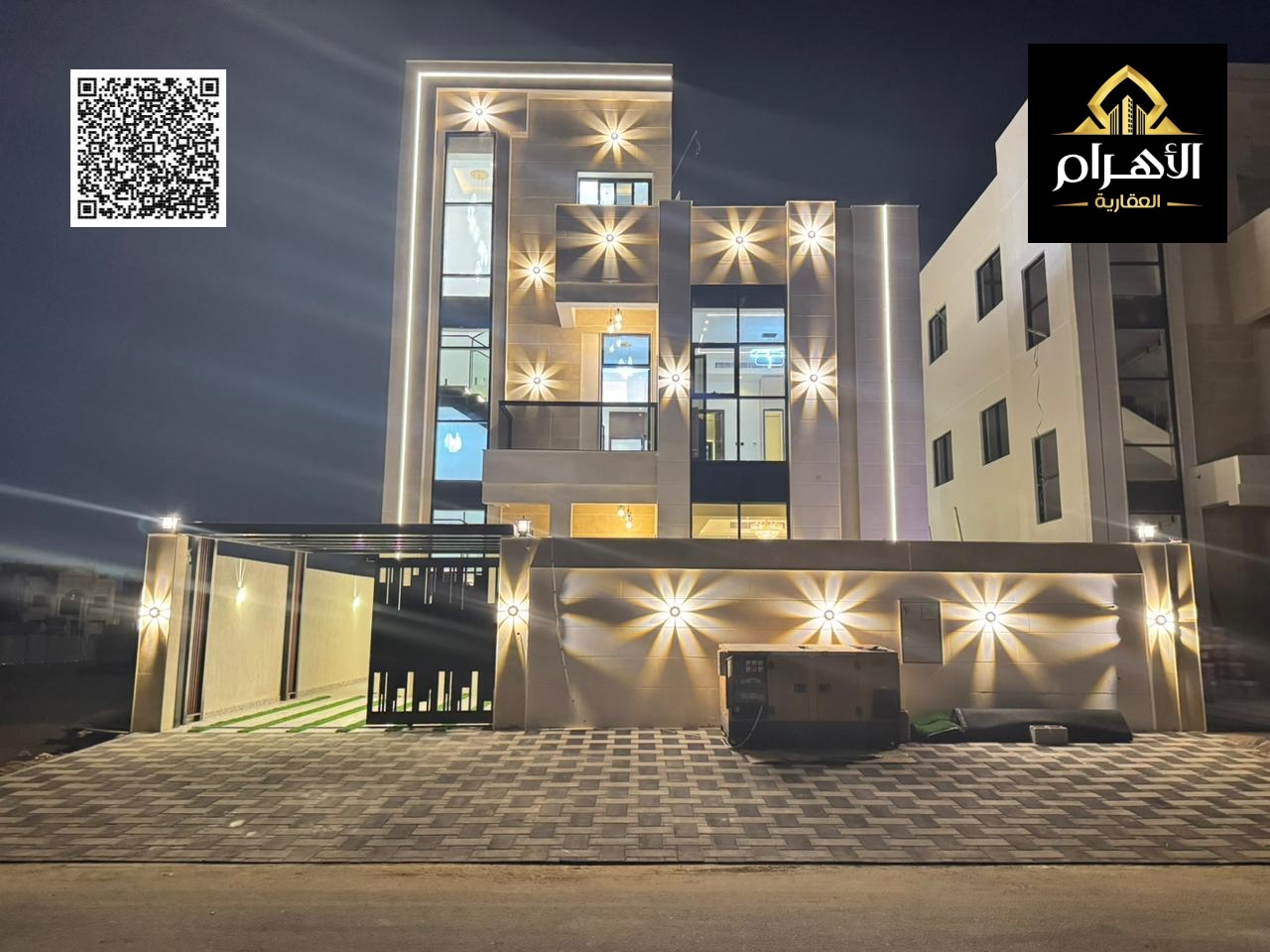 Direct from the owner, including registration and ownership fees and central air conditioning. A villa among the most luxurious villas in Ajman, built