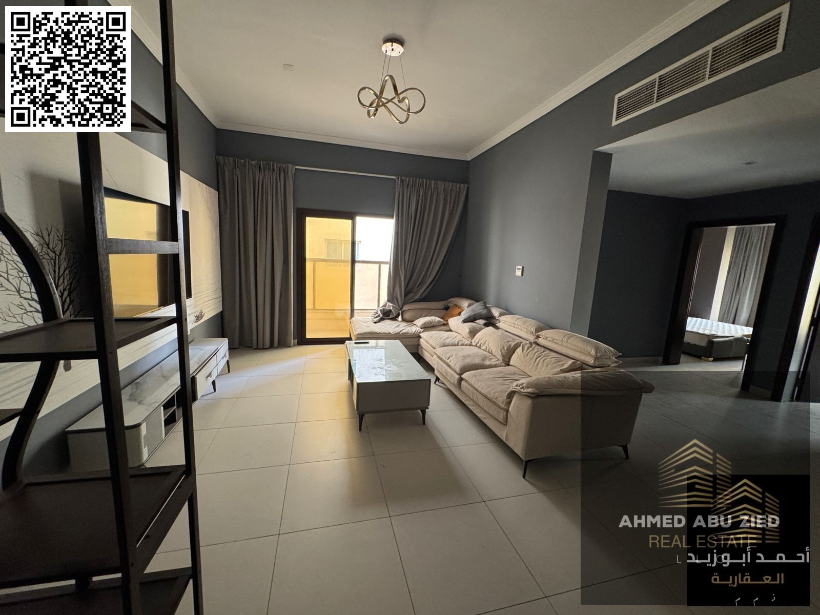 2BR Apartment for Annual Rent in Al Rawda 2 near Sheikh Ammar St & Layali Beirut, Balcony, Central AC, 39K, 4-6 Payments