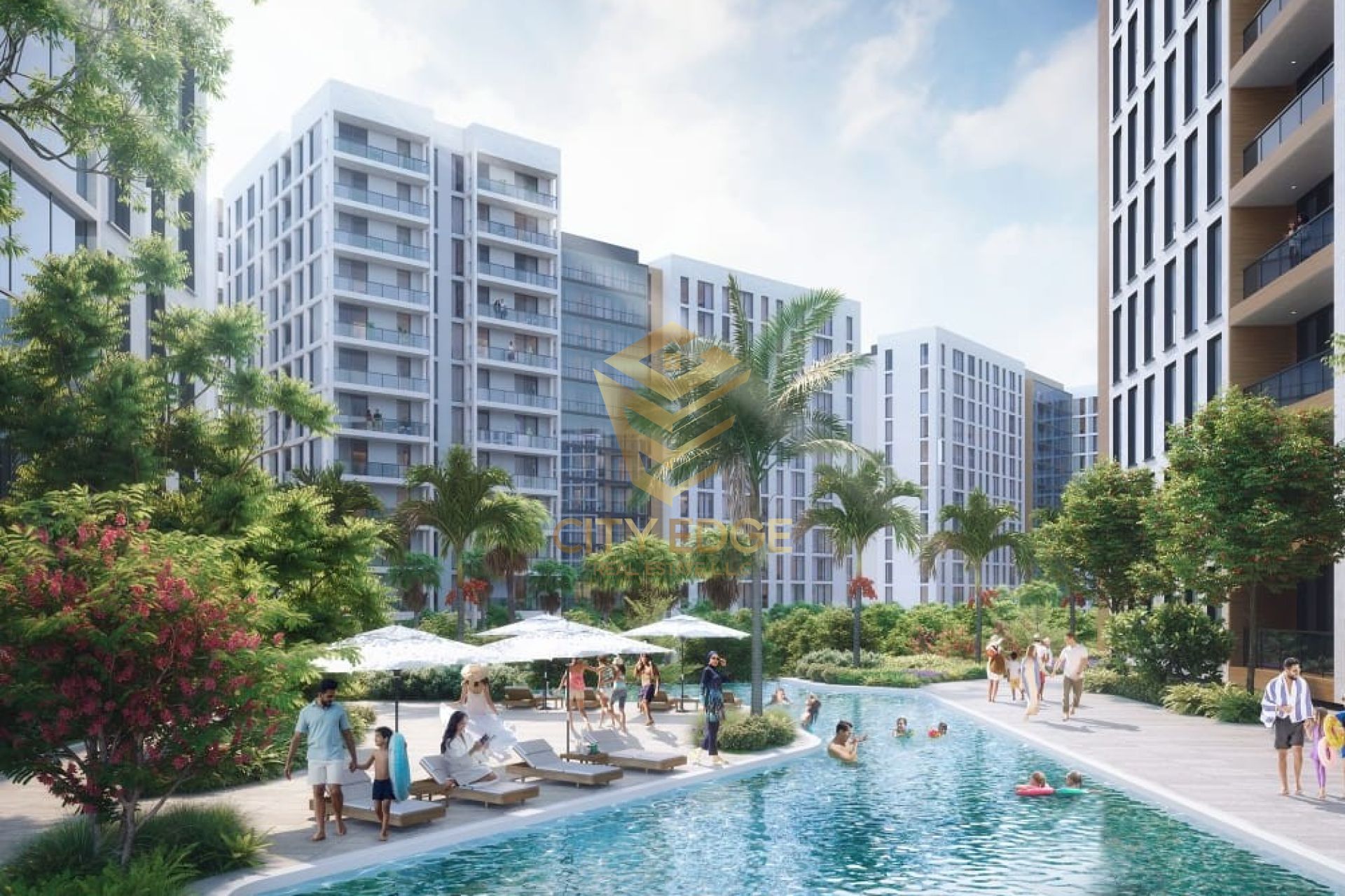 2BR POOL VIEW | 3,900 MONTHLY | 5% Down Payment |