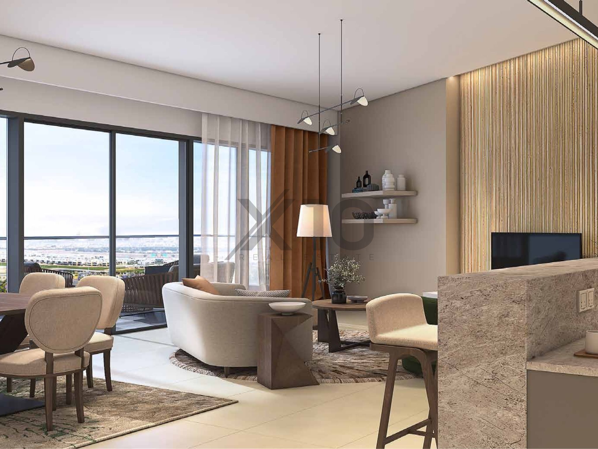 Golf Greens 2 1BR | Stylish Living | Damac Hills