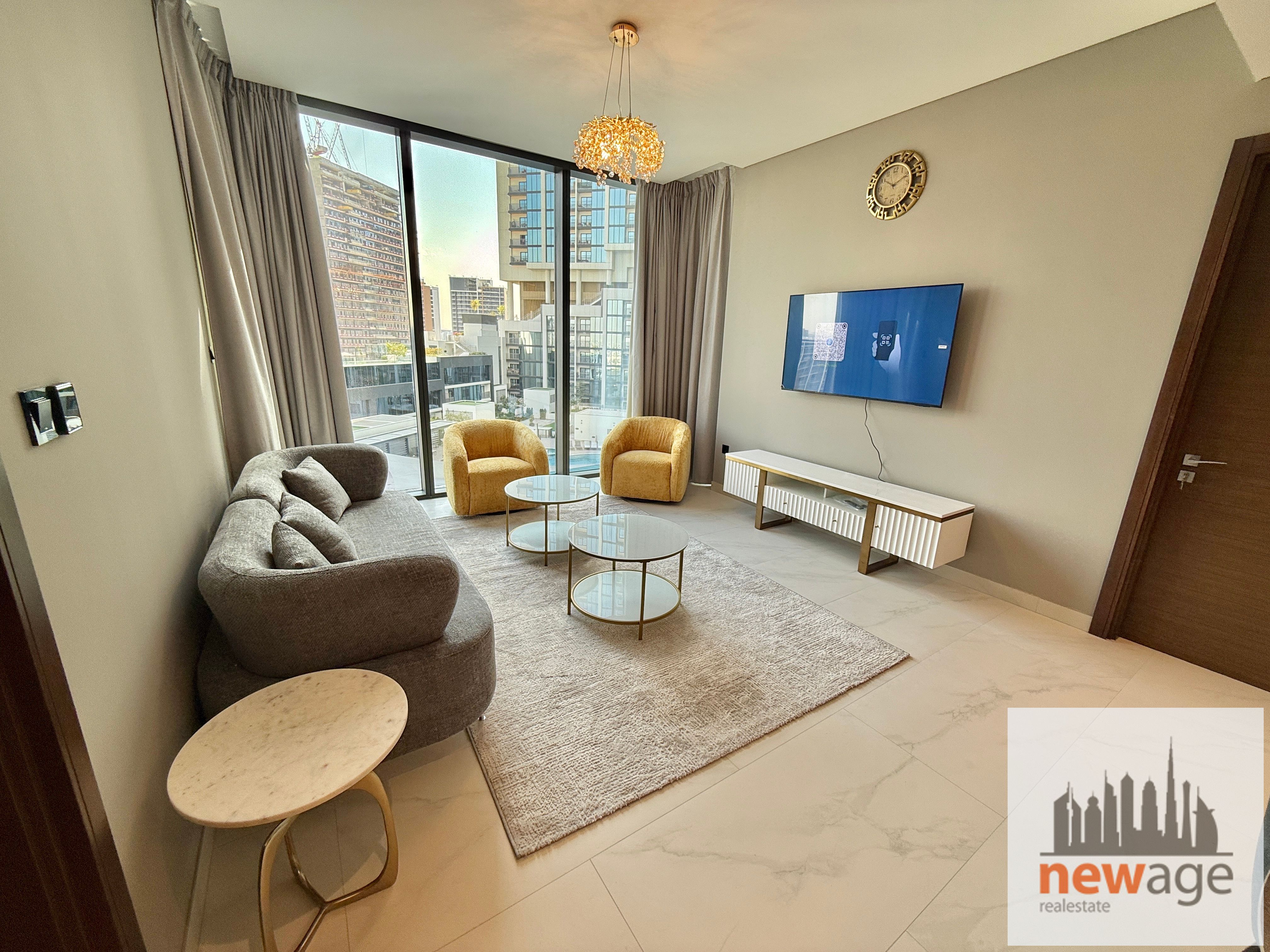 Lavishly Furnished | On The Pool | Brand New Apt