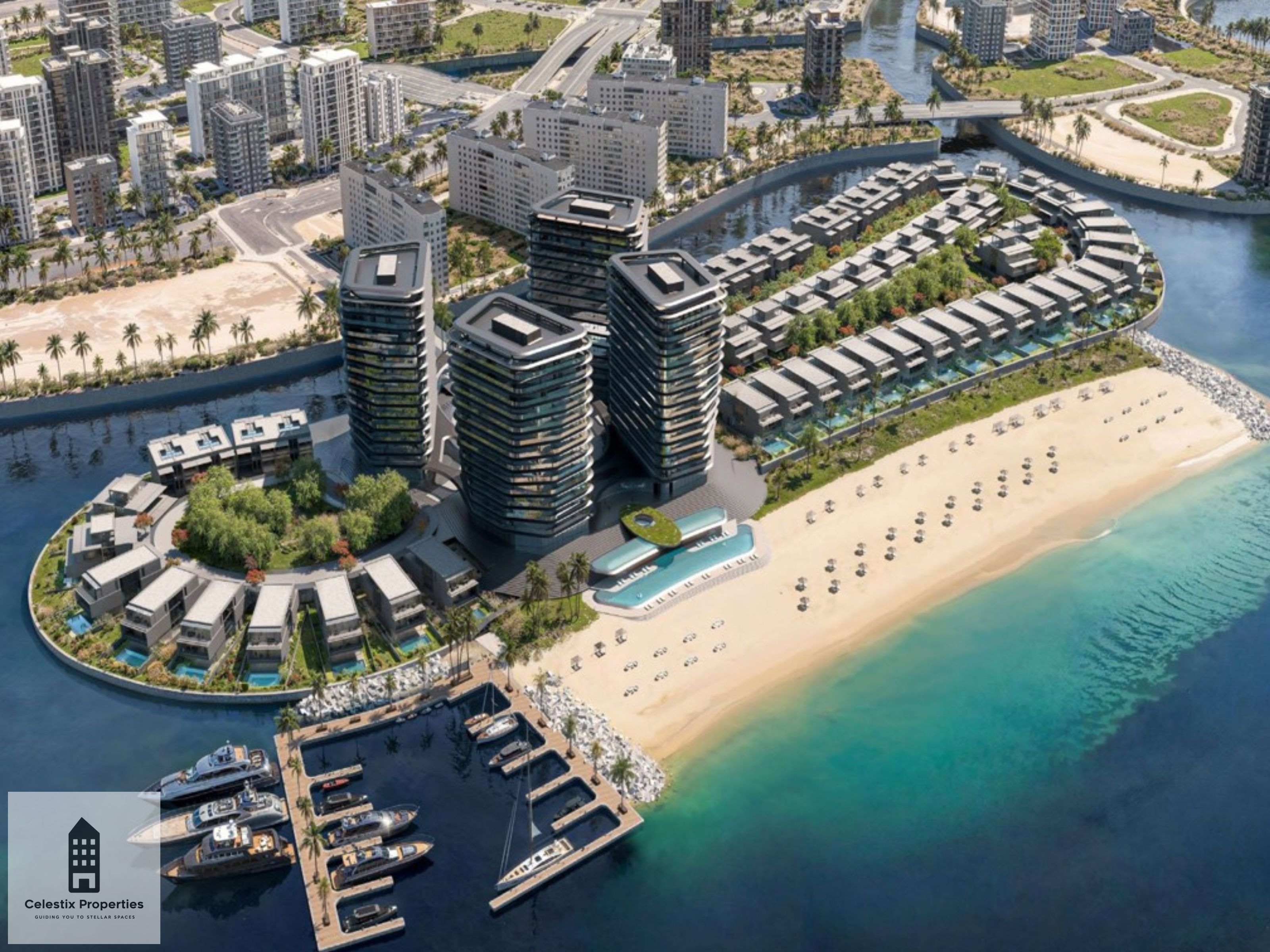 2BR Canal View |Up to 25% Discount | Private Beach