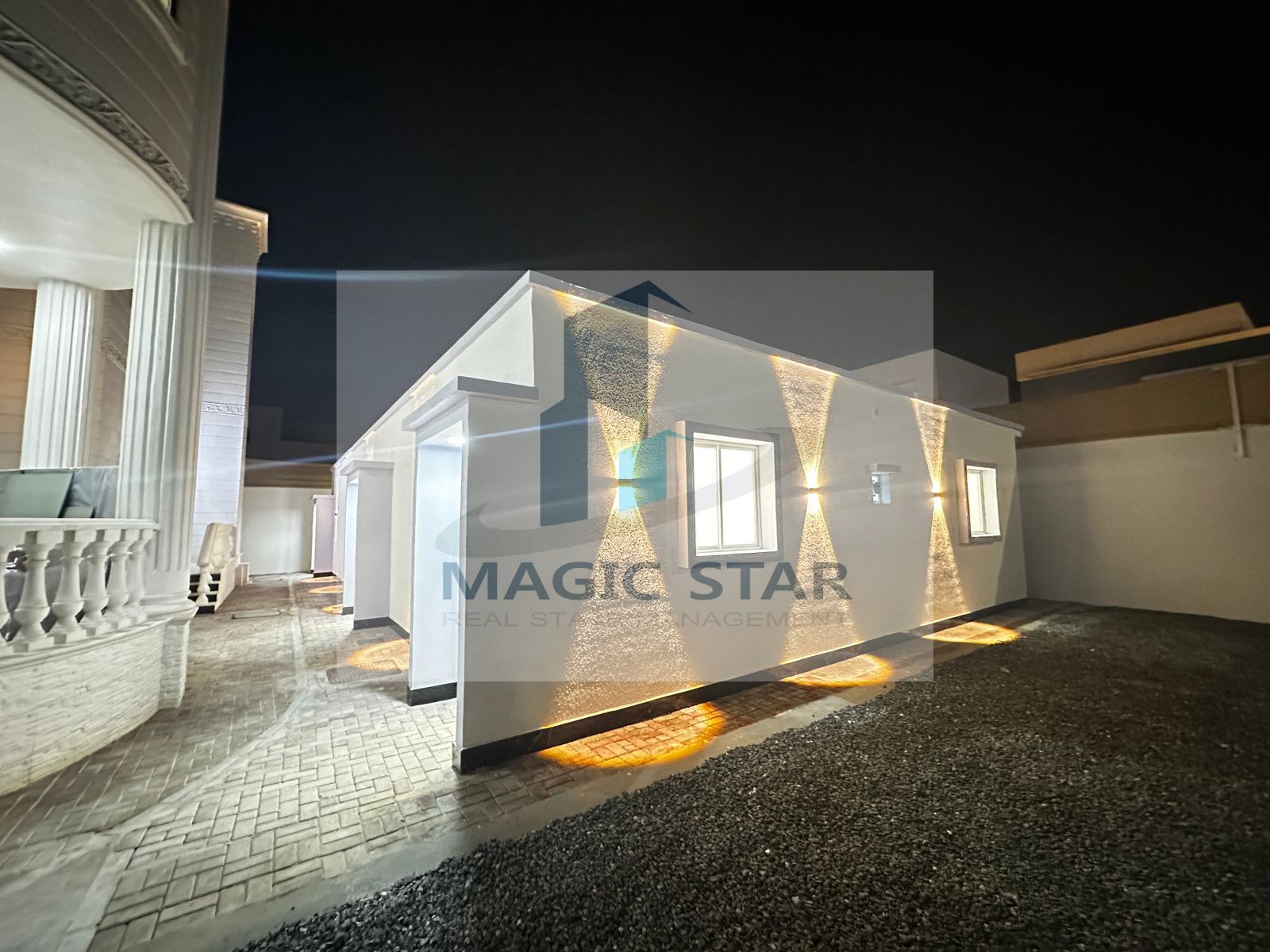 One-bedroom annex with living room, first tenant in Shakhbout City