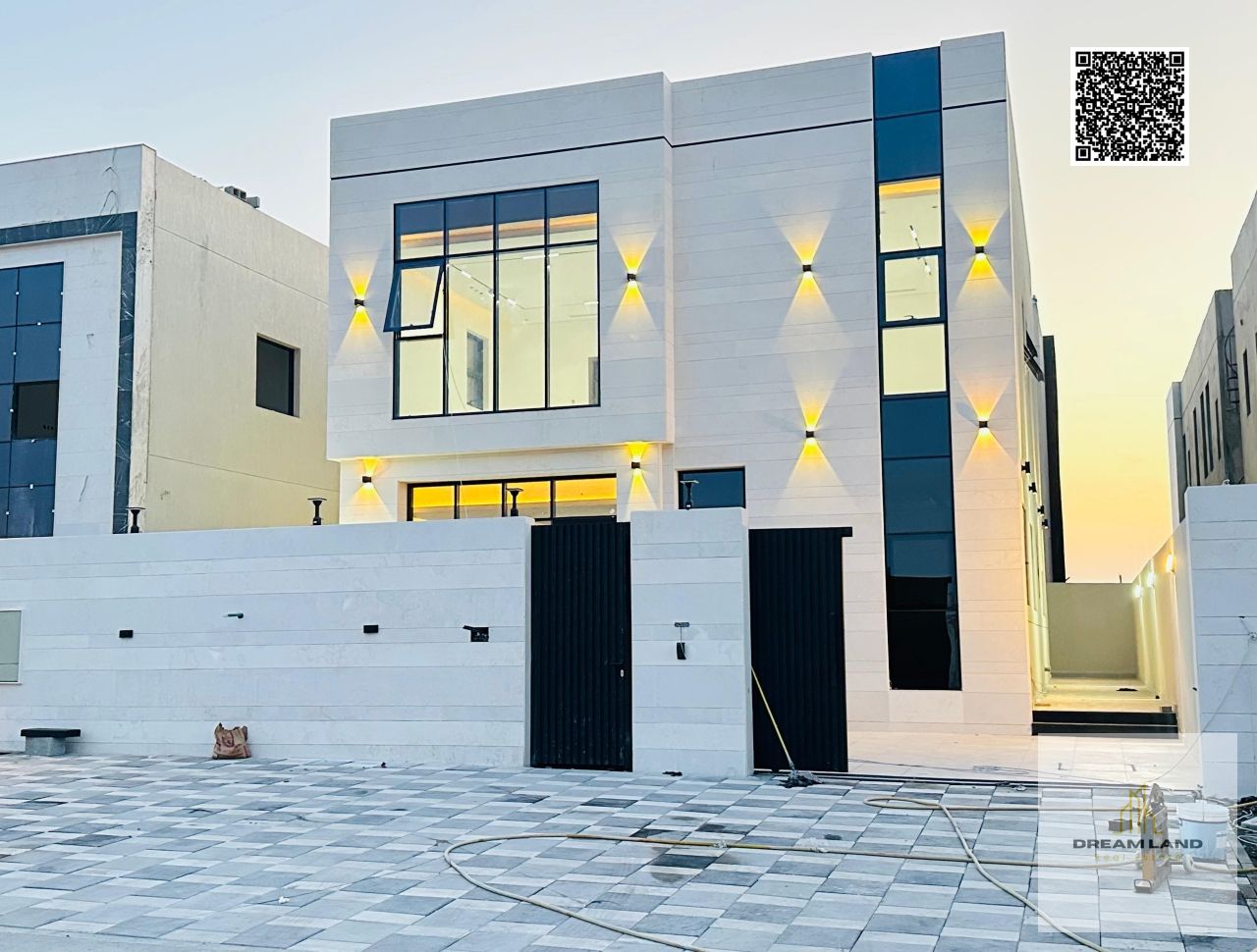 Luxury villa with 4 master bedrooms + maid's room for sale in Al Zahia – Ajman. Spacious areas and high-quality finishing – ideal for family living. I
