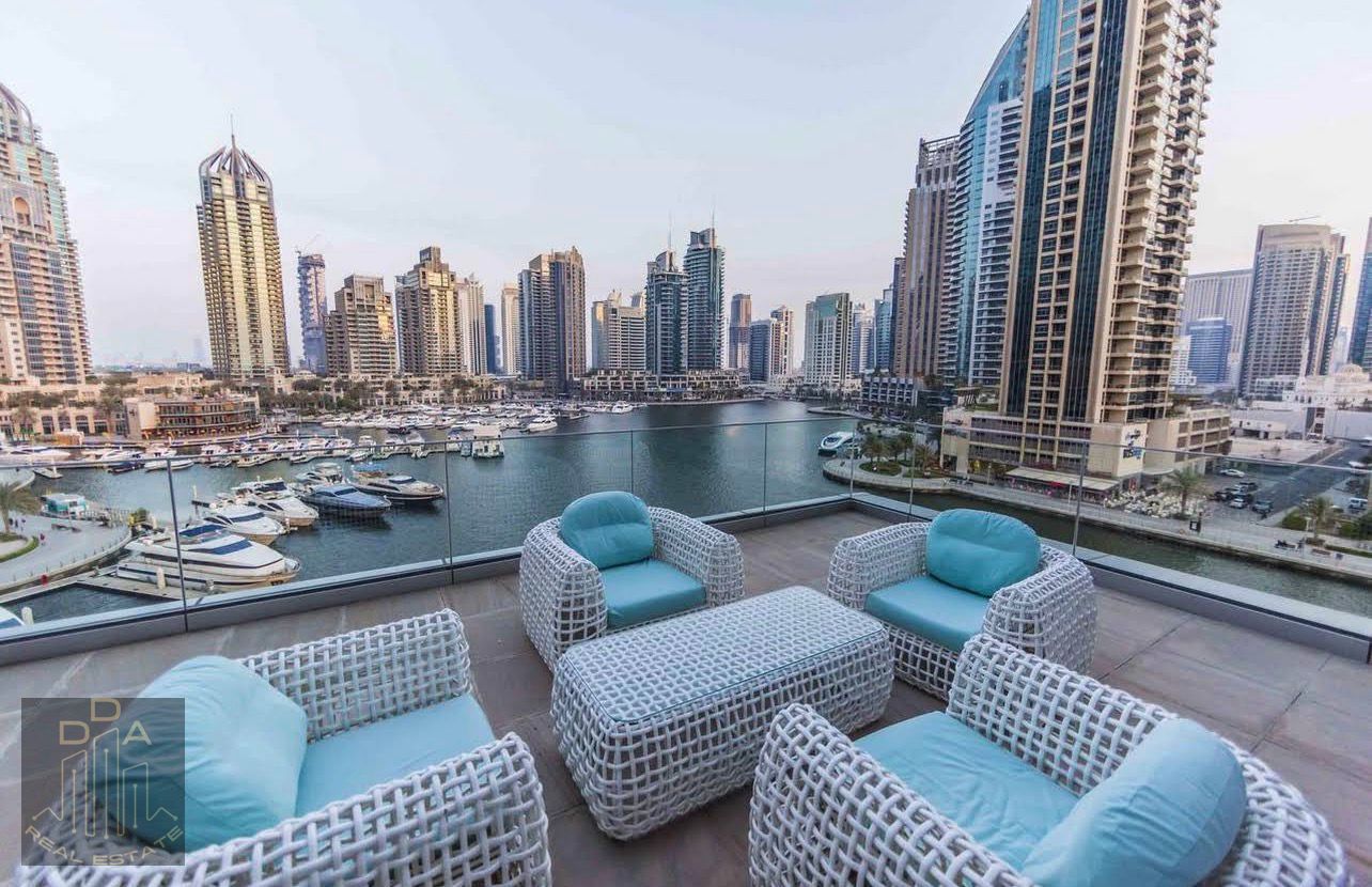 FULLY FURNISHED | MARINA AND CANAL VIEWS | HIGH FLOOR